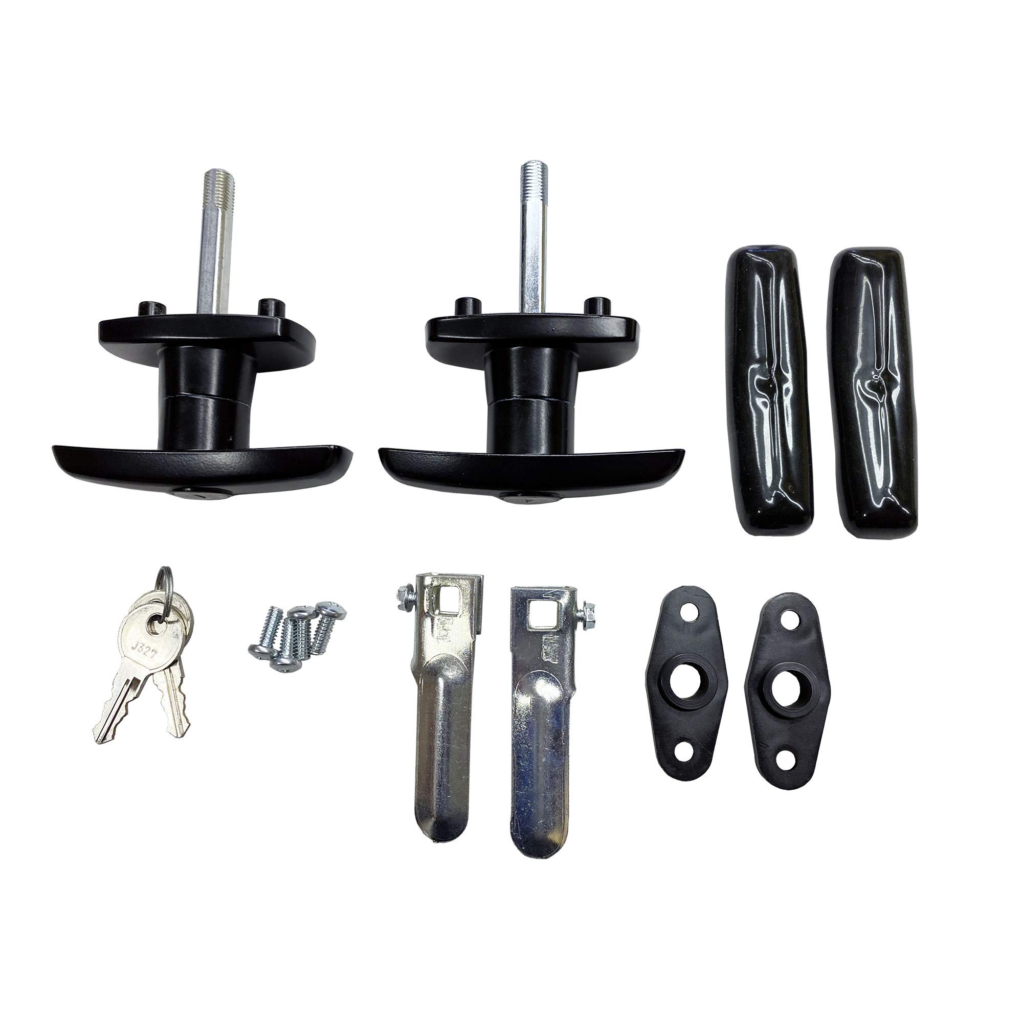 Gordon Glass T-323T T-Handle Lock Set with Key J327 for Leer & Century Truck Caps