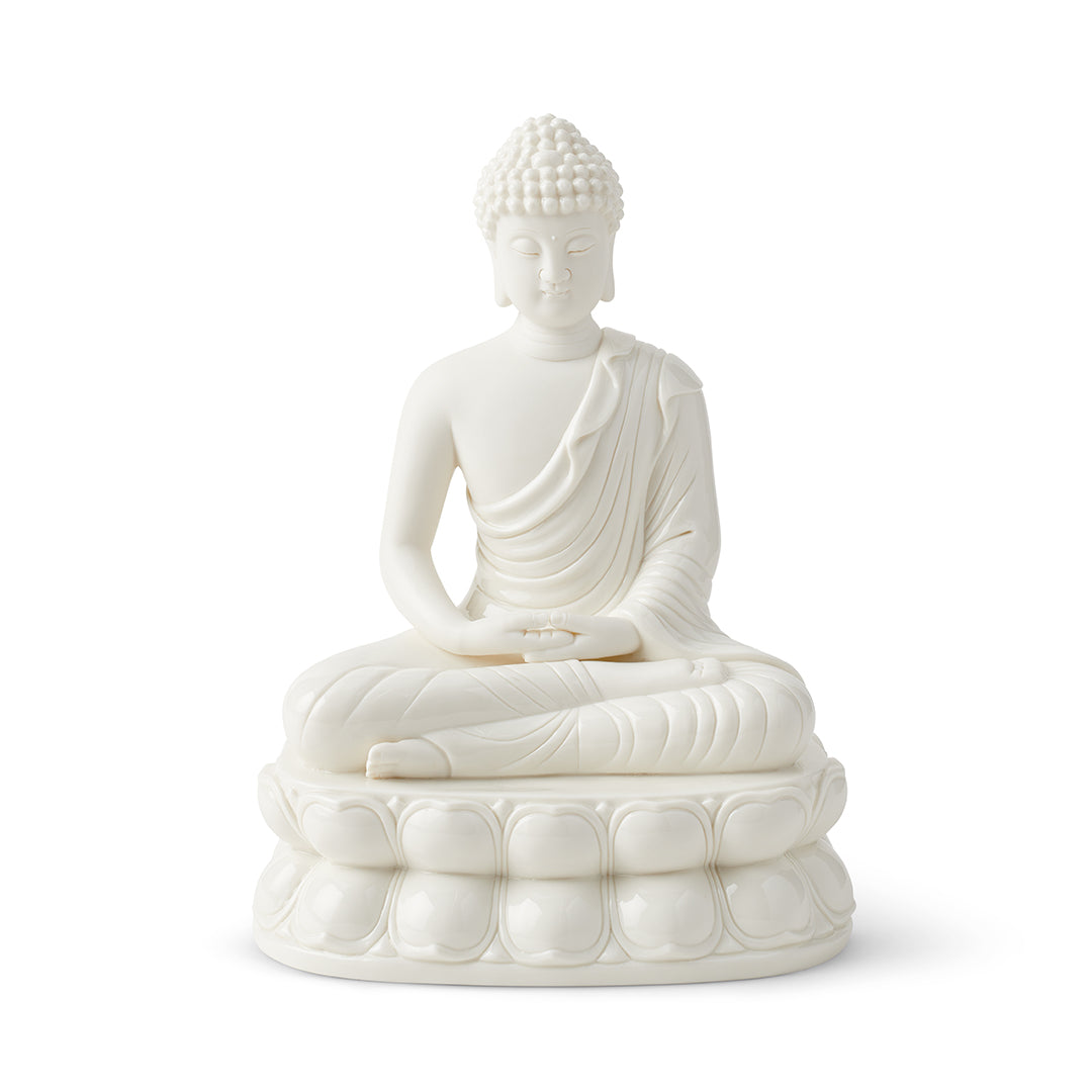 Meditating Buddha Statue - Handcrafted Serene Buddha Sculpture for Home Decor, Yoga, and Meditation Spaces | Perfect for Living Room, Garden, and Office