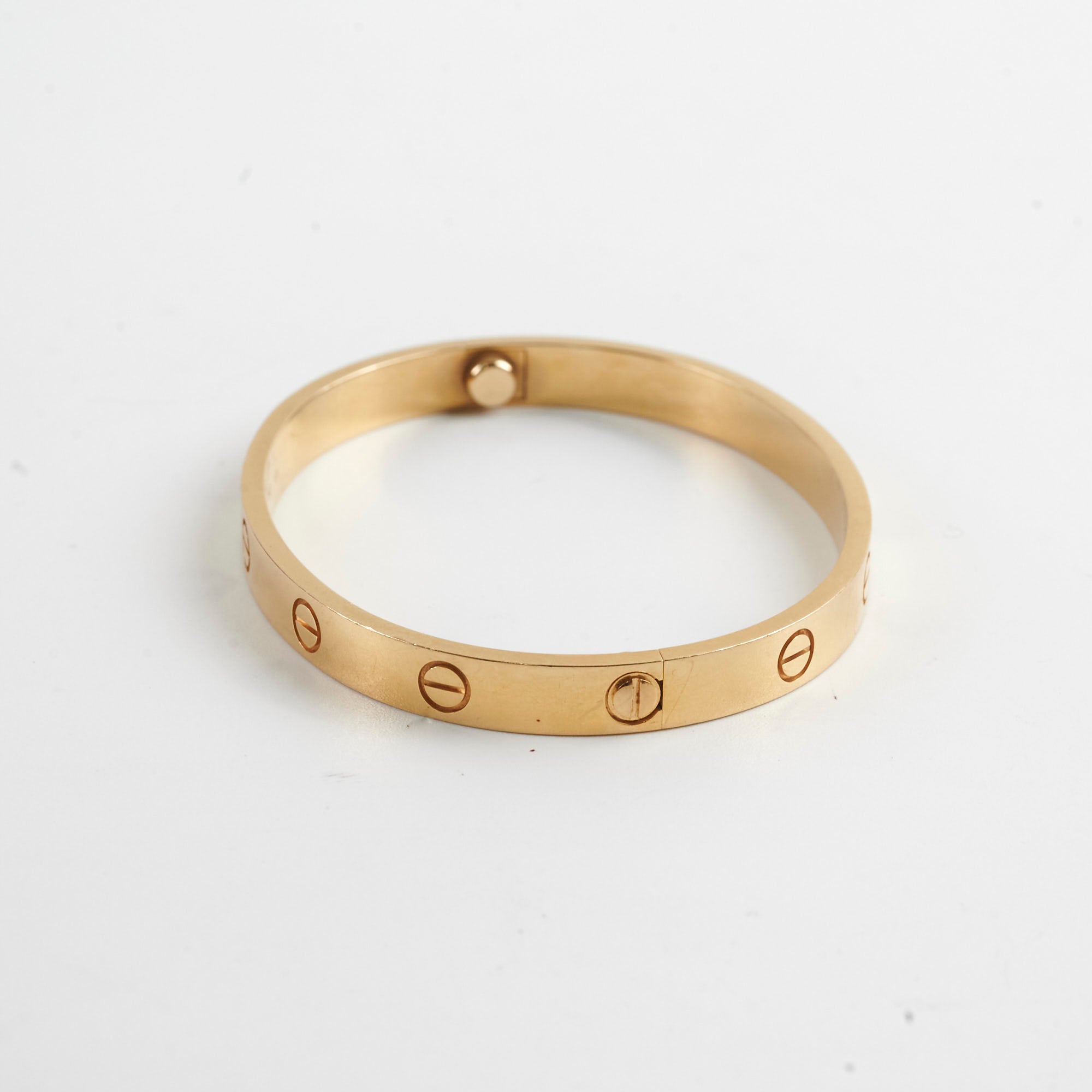 Cartier Love Bracelet 18K Yellow Gold Size 17 - Luxury Jewelry Gift for Women, Anniversary & Valentine's Day Present