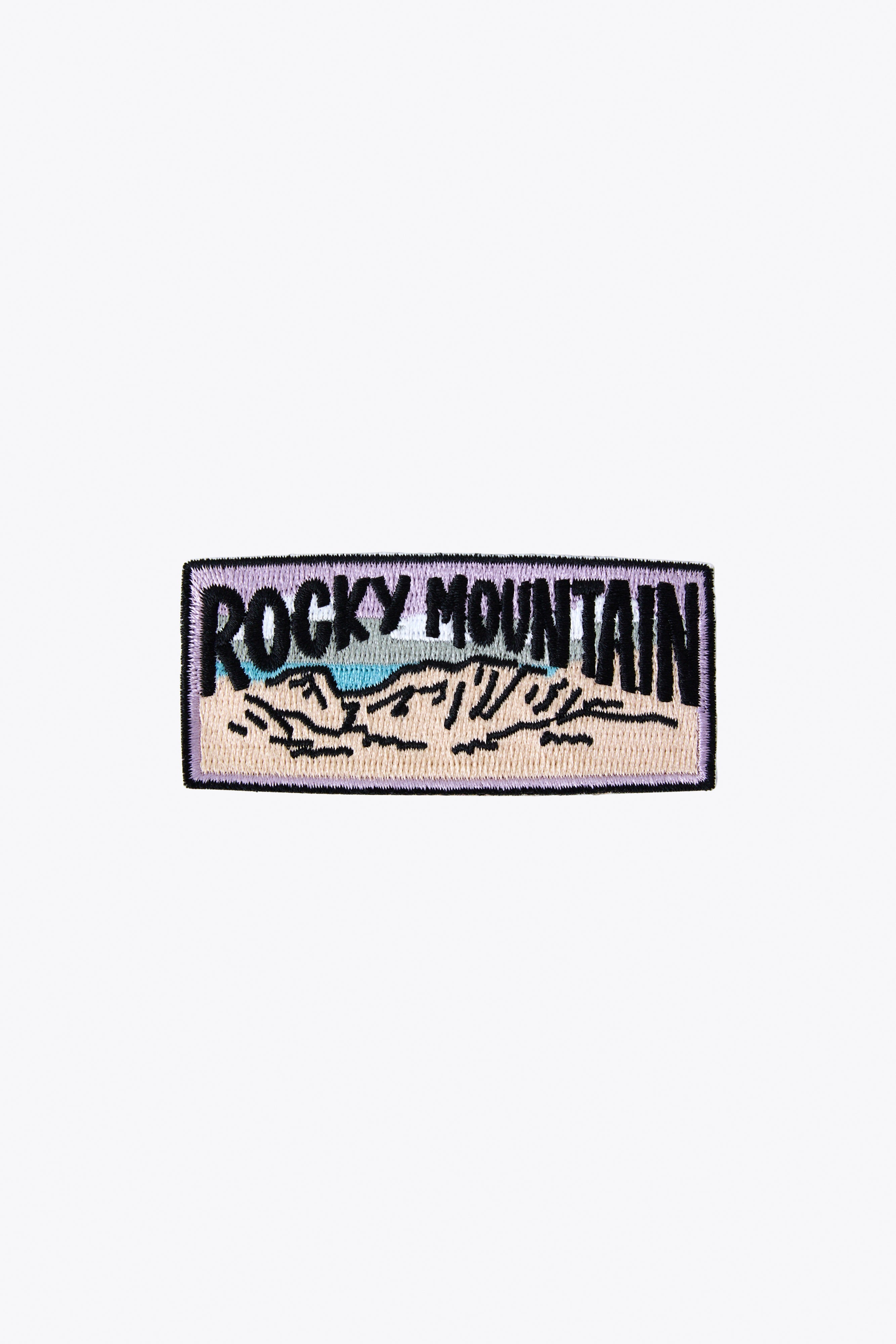 Rocky Mountains Patch - Embroidered Iron-On Badge for Hiking Gear, Jackets & Backpacks | Perfect for Outdoor Adventures & National Park Souvenirs