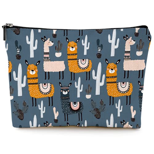 Alpaca Makeup Bags-Grey