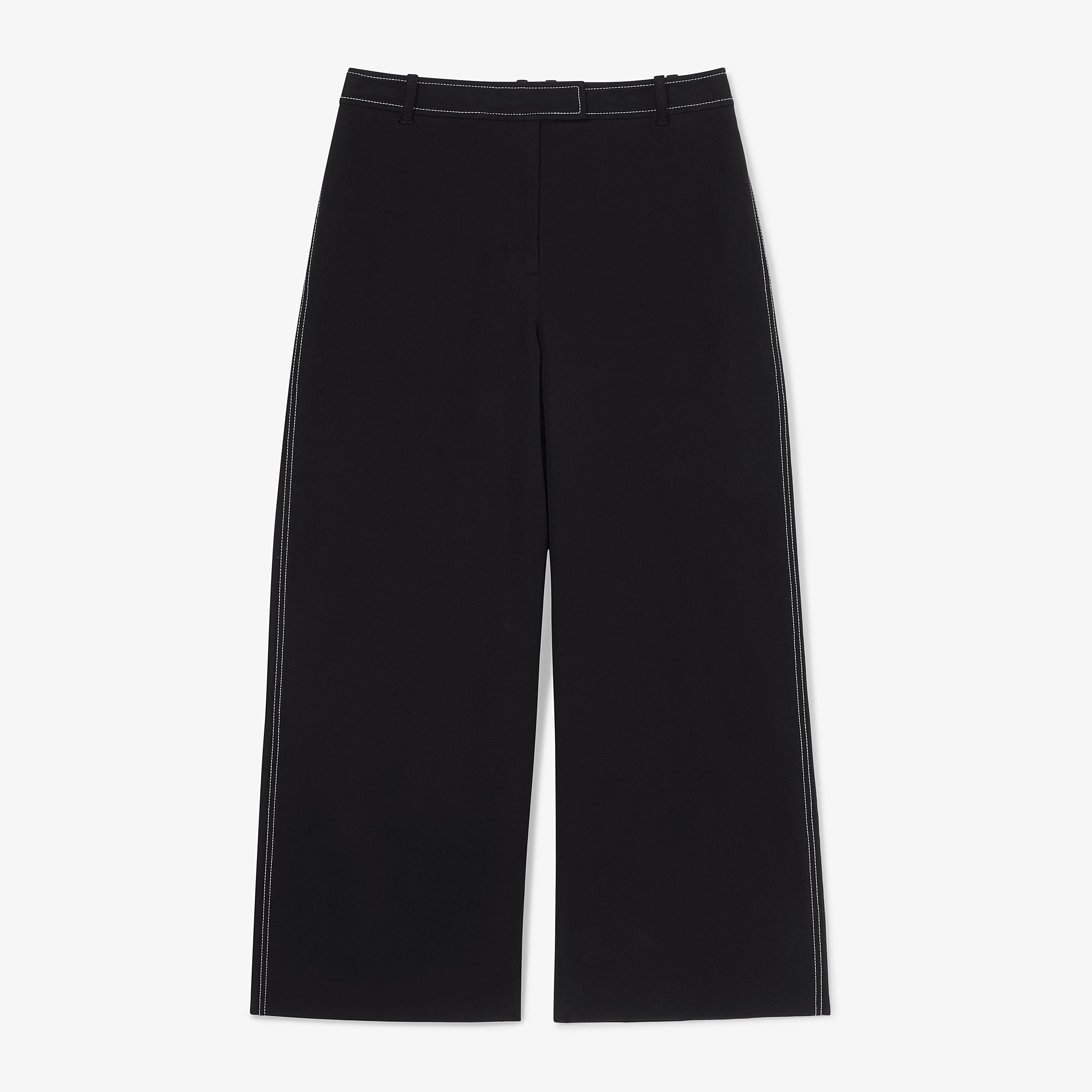 Abby Jean Contrast Stitch Eco-Friendly Denim Jeans - Black | Sustainable Fashion for Casual Wear & Everyday Outfits