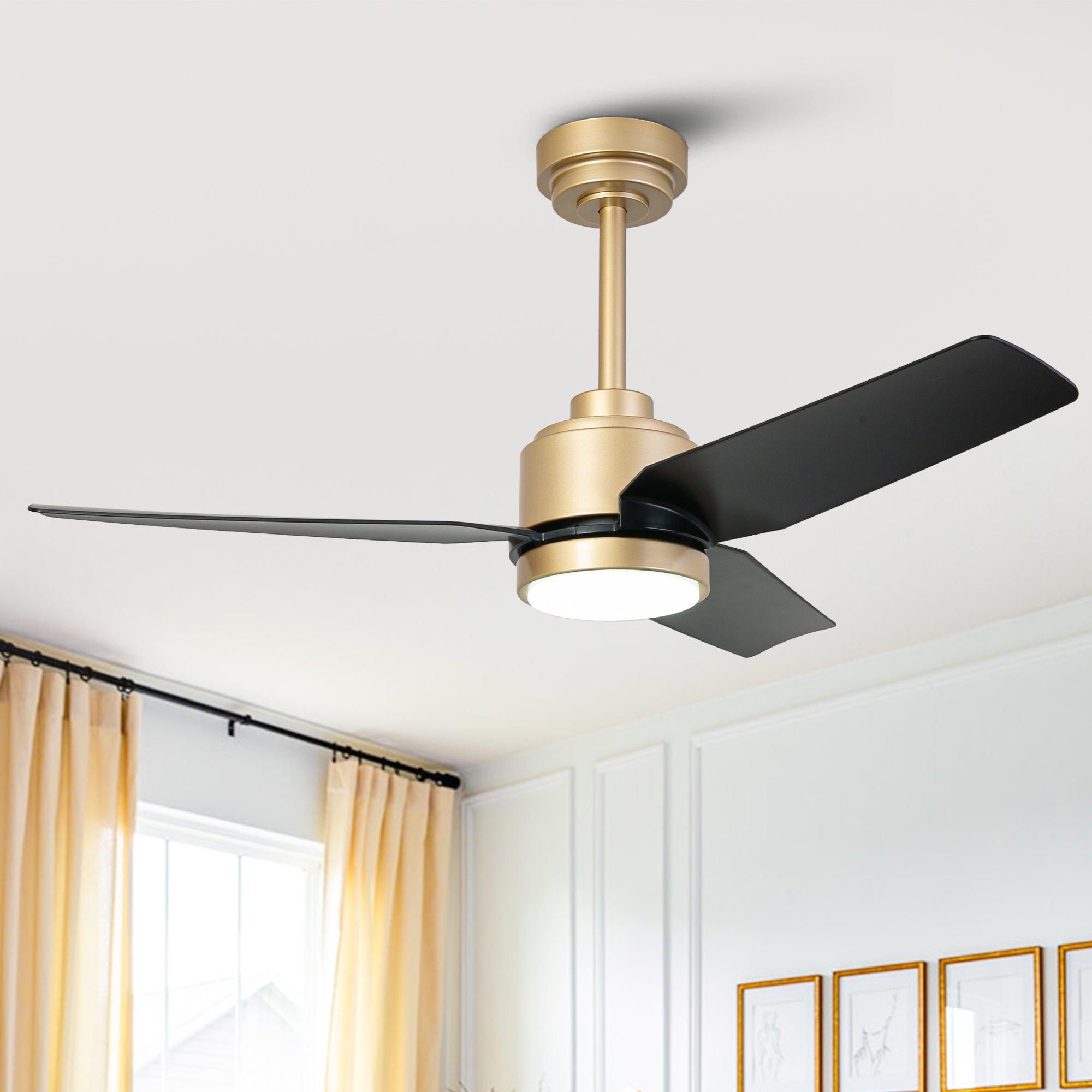 Vaczon 42 Inch 3-Blade Modern Ceiling Fan with Remote Control & LED Light Kit - Perfect for Living Room, Bedroom, and Indoor Spaces