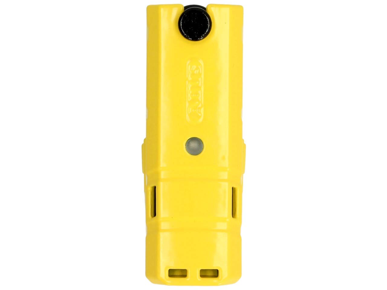 ABUS Granit Detecto X-Plus 8077 High Security U-Lock with Alarm - Yellow (19002) | Theft Protection for Bikes, Motorcycles & Scooters | Outdoor Cycling & Urban Commuting Security