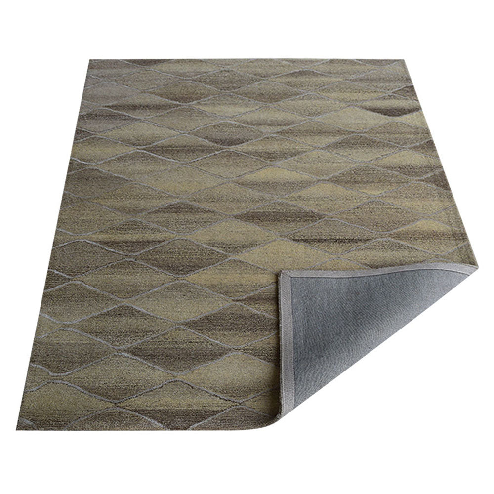 Facet Hand Tufted Rug - Soft Modern Geometric Area Rug for Living Room, Bedroom & Office - Non-Slip Durable Home Decor