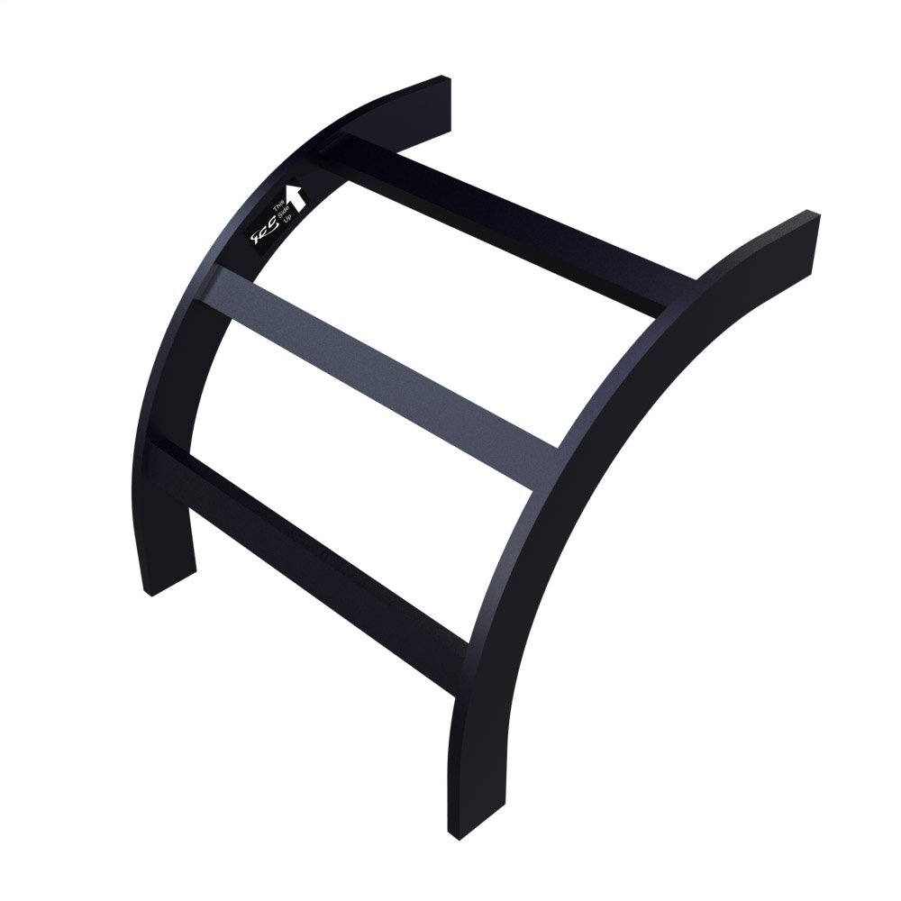 ICC Ladder Rack Runway - 90° Outside Corner Bracket for Cable Management | Heavy Duty Metal Wire Rack Accessory | Perfect for Data Centers, Server Rooms & Network Installations