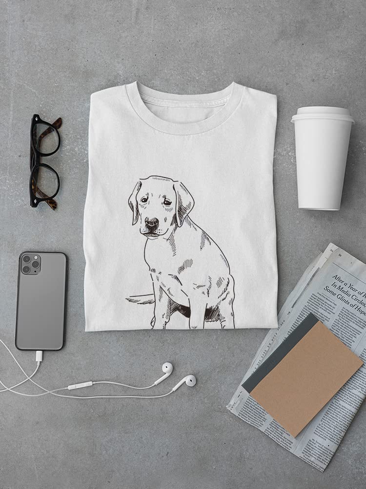 Smartprints Labrador Puppy Graphic T-Shirt for Men - Casual Cotton Tee for Dog Lovers, Outdoor Activities and Everyday Wear