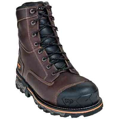 TIMBERLAND PRO Men's Boondock 8 Soft Toe Work Boots 89635 - Durable Safety Shoes for Construction, Hiking & Outdoor Work