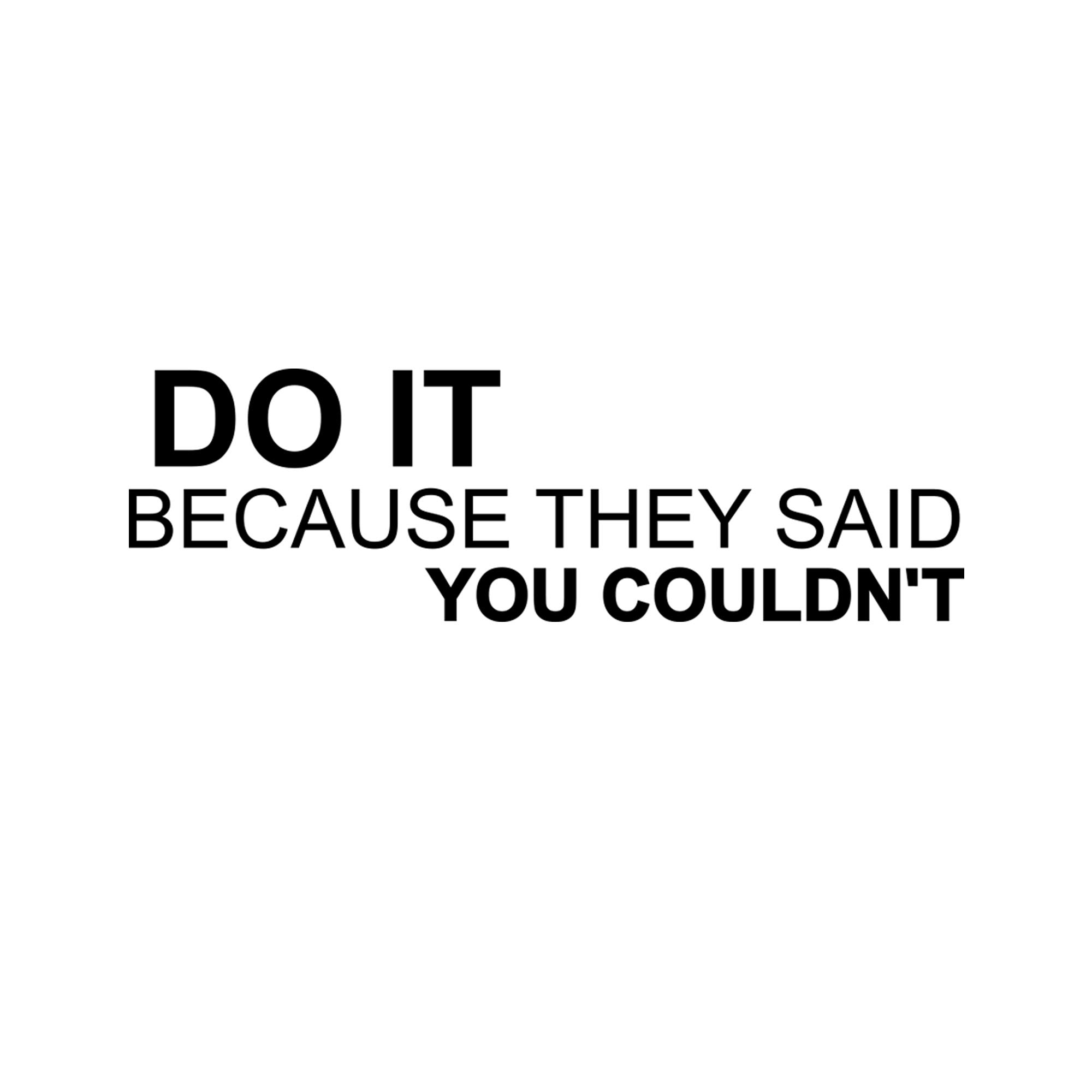 Motivational Wall Decal for Home & Gym - Inspirational Vinyl Sticker for Workout Rooms, Home Offices & Fitness Spaces