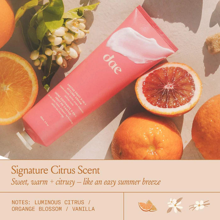 Cactus Fruit 3-in-1 Styling Cream for Smooth, Frizz-Free Hair | Natural Hold & Shine | Perfect for Daily Styling & Heat Protection