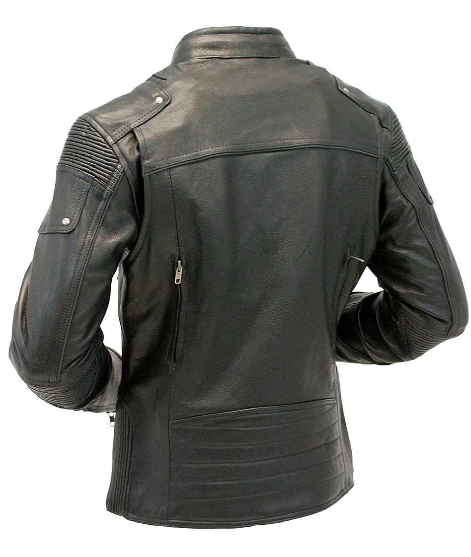 Original Black Men's Leather Jacket - Fashion Designer Jacket for Men | Stylish Outerwear for Casual Wear, Motorcycle Riding & Night Out