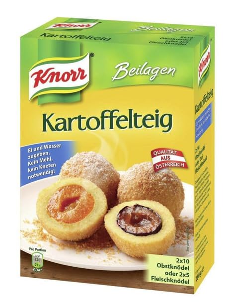 Knorr Kartoffelteig Potato Dough 280g - Authentic German Potato Mix for Dumplings & Baking | Perfect for Homemade Knödel, Pierogi & Comfort Food Recipes