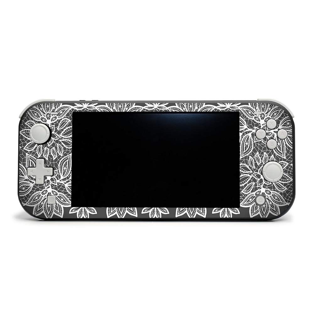 MightySkins Floral Lace Vinyl Decal Wrap Cover for Nintendo Switch Lite - Protective, Durable, Easy to Apply & Remove | Made in USA | Perfect for Gaming, Travel, and Personalization
