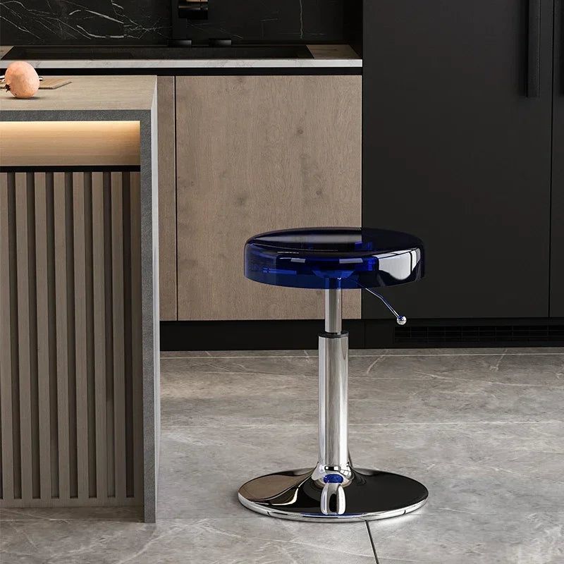 Premium Acrylic Kitchen Island Bar Stool - Modern High-End Counter Stool for Dining & Entertaining - Perfect for Home, Restaurant & Cafe Use