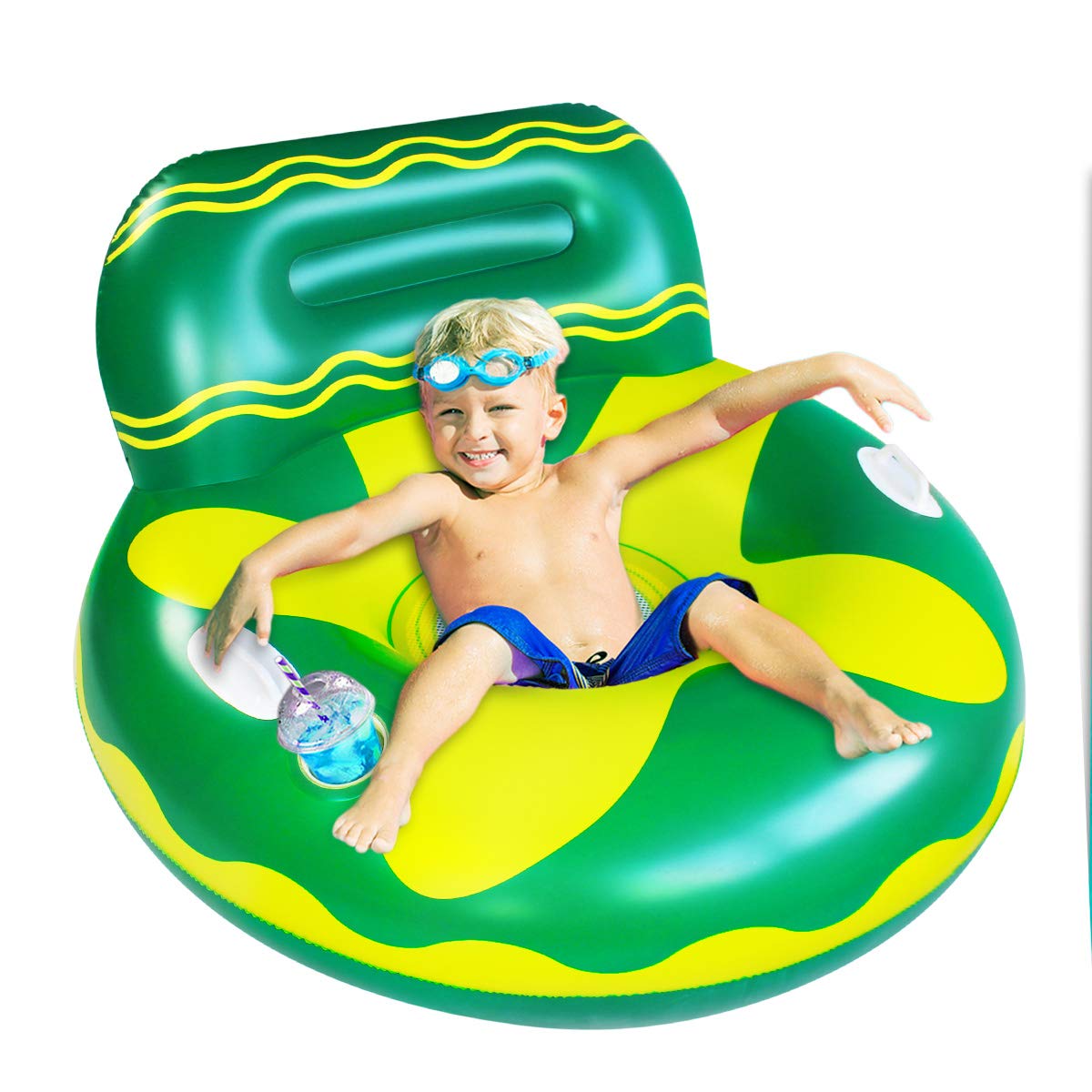 **SUNSHINEMALL Inflatable Pool Floats for Adults & Kids - Comfortable Air Sofa Lounge Chair, Beach Raft, Lake Water Floaties - Perfect for Swimming Pools, Lakes, and Beach Relaxation**