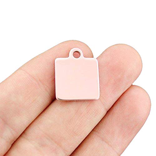 Stainless Steel Rose Gold Plated Camping Love Charm - Exclusive Jewelry Collection (BFS4380ROGOLD) - Perfect for Outdoor Enthusiasts & Nature Lovers - Ideal for Camping Trips, Hiking Adventures & Romantic Getaways