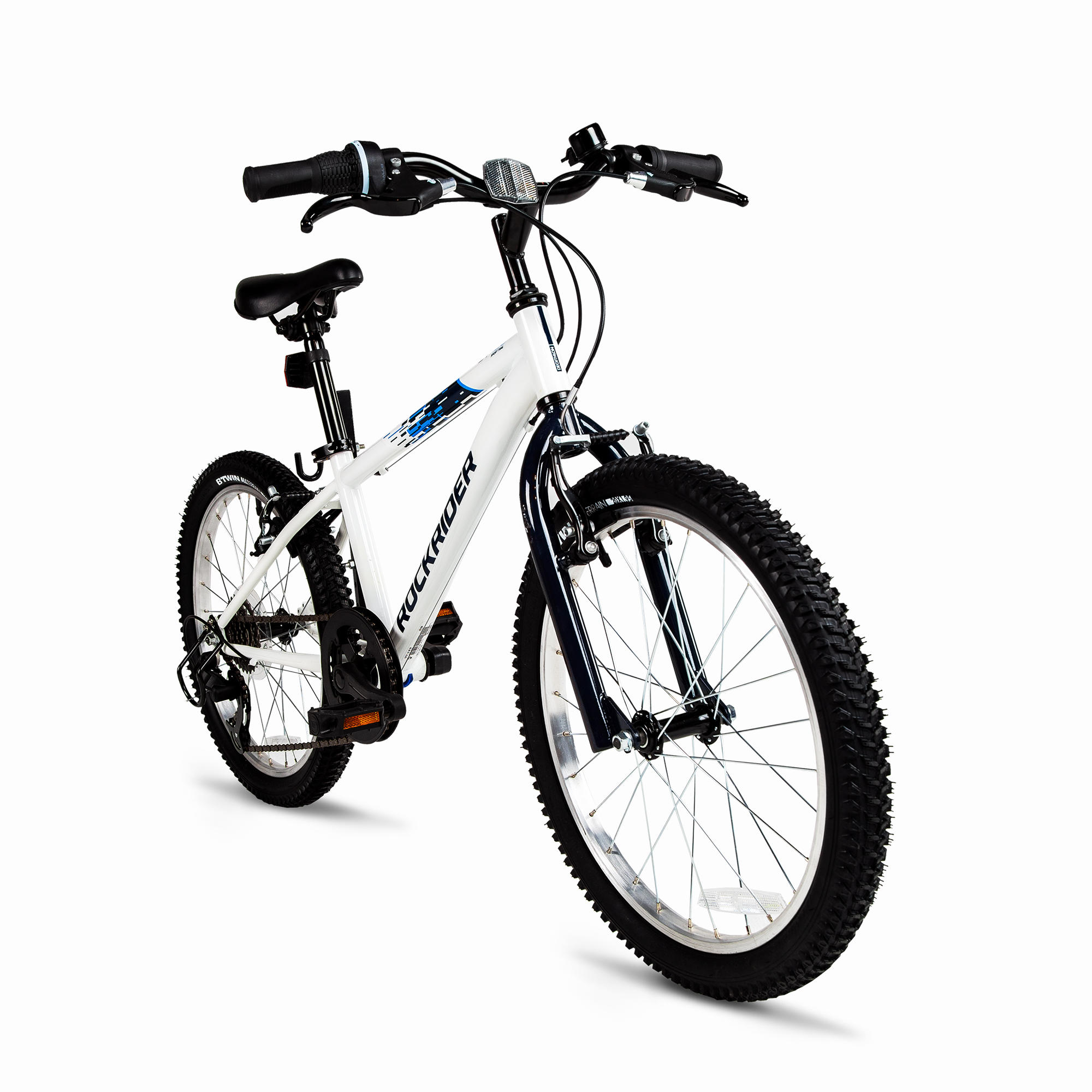 BTWIN ST120 20-Inch Kids Mountain Bike for Ages 3-7 | Adjustable Height 3'11