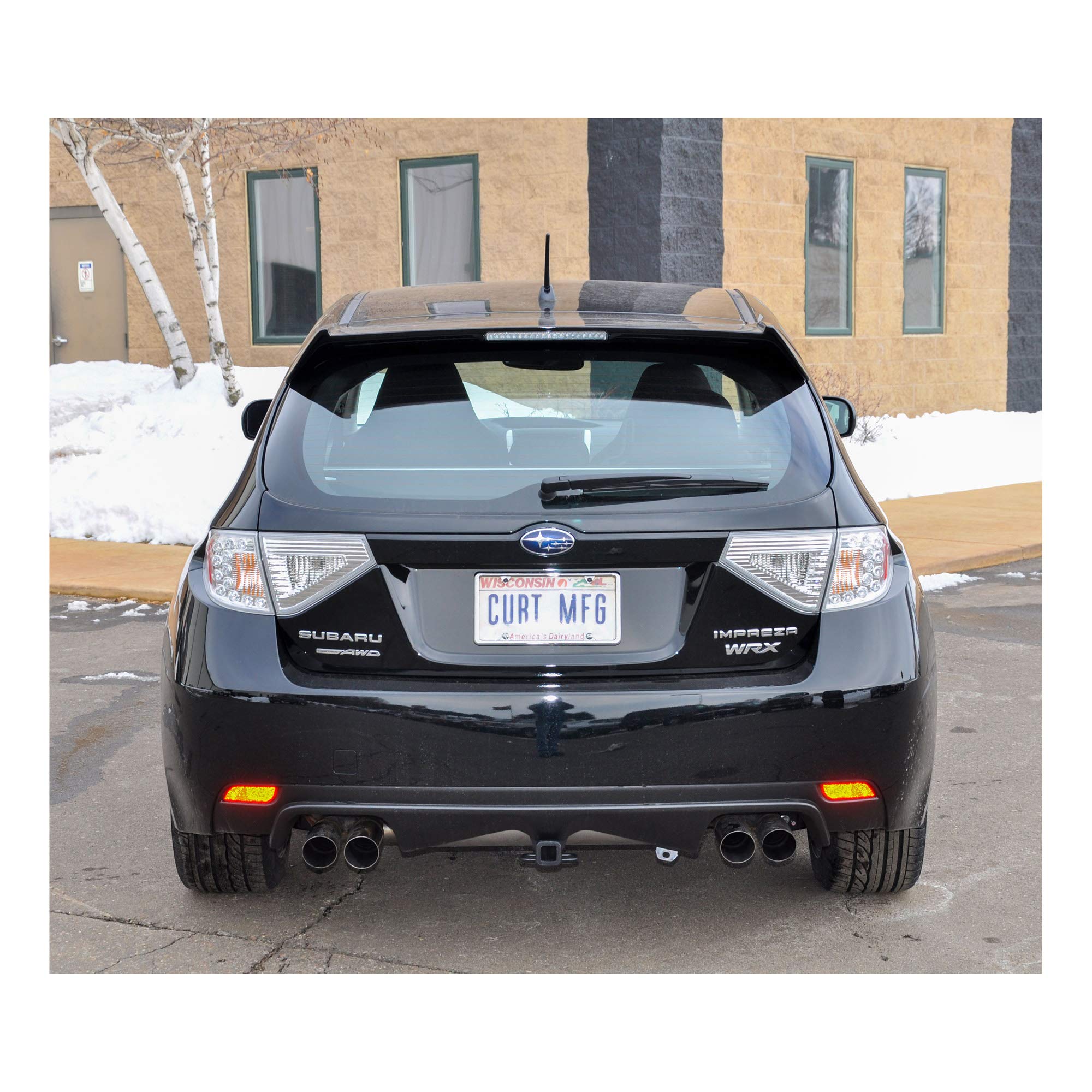 CURT 111203 Class 1 Trailer Hitch with Ball Mount - 1-1/4-Inch Receiver for Subaru Impreza | Towing Accessories for Camping, Boating & Outdoor Adventures