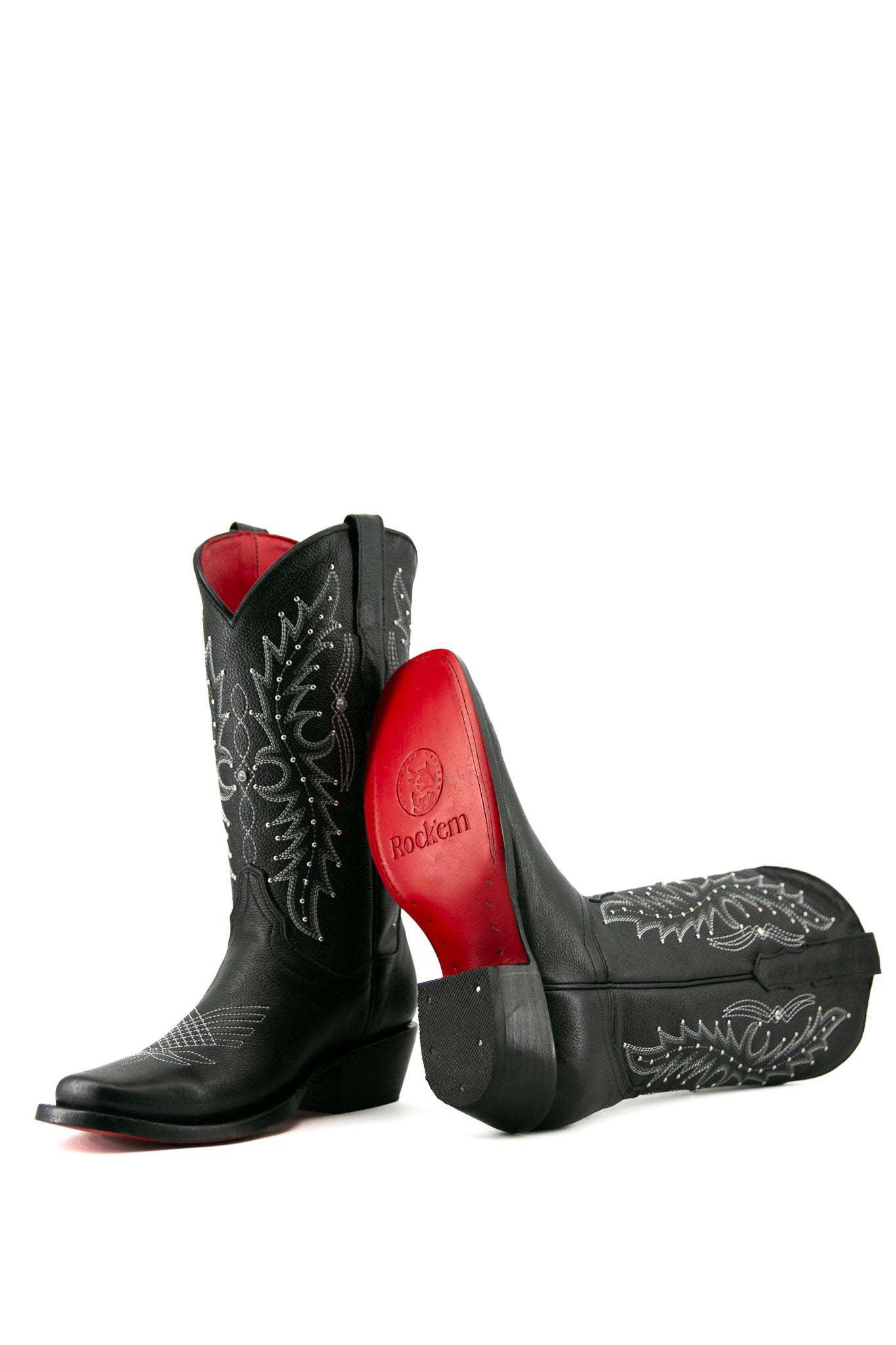 Paulina Frontier Red Bottom Cowgirl Boots for Women - Western Style Ankle Boots with Comfortable Fit - Perfect for Rodeo, Country Dancing & Outdoor Adventures