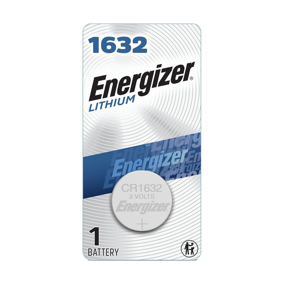 Energizer CR1632 3V Lithium Coin Battery (130mAh) - Long Lasting Power for Watches, Calculators, Key Fobs & Medical Devices
