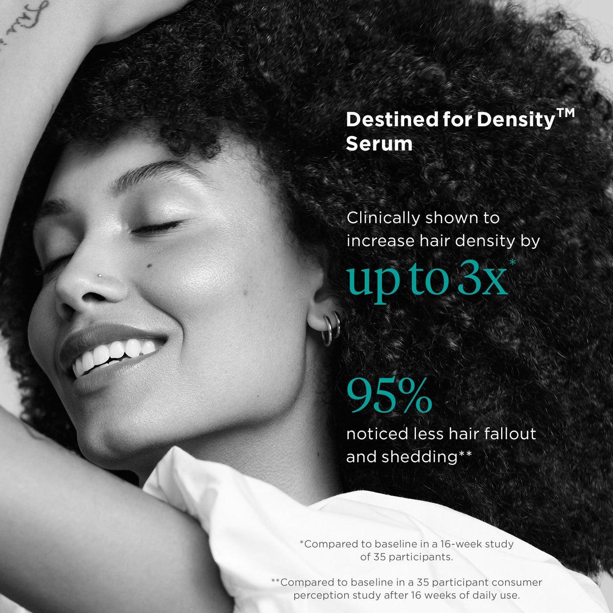 Destined For Density Megastrength+ Caffeine & Biotin Peptide Hair Growth Serum - Thickening Treatment for Thinning Hair | Promotes Fuller, Healthier Locks | Daily Use for Men & Women