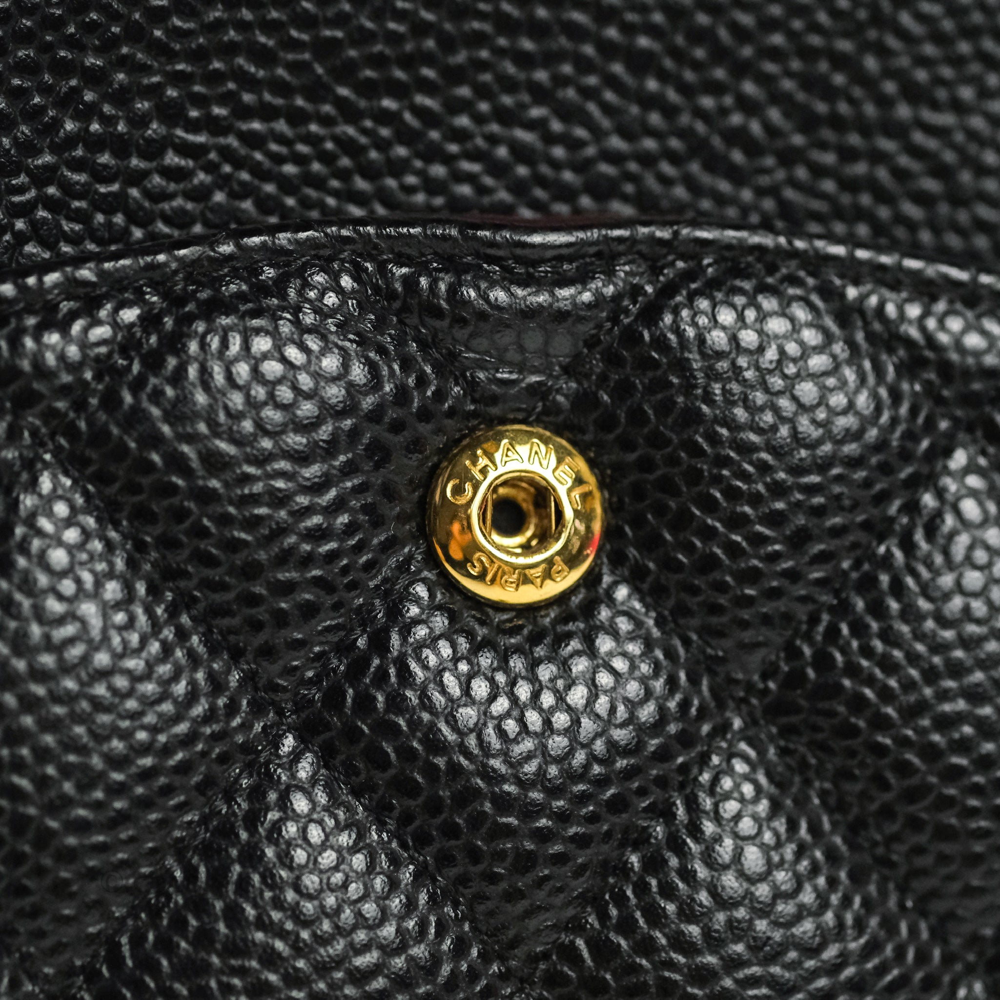 Chanel Classic Medium Double Flap Bag Black Caviar Leather with Gold Hardware - Luxury Designer Handbag for Women, Perfect for Work, Evening Events & Special Occasions