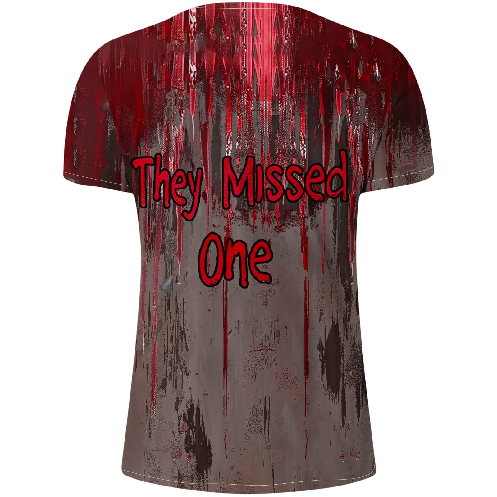 Spooky Halloween T-Shirts for Men - Bloody Graphic Tees Short Sleeve Novelty Tops | Perfect for Halloween Parties, Costume Contests & Scary Movie Nights