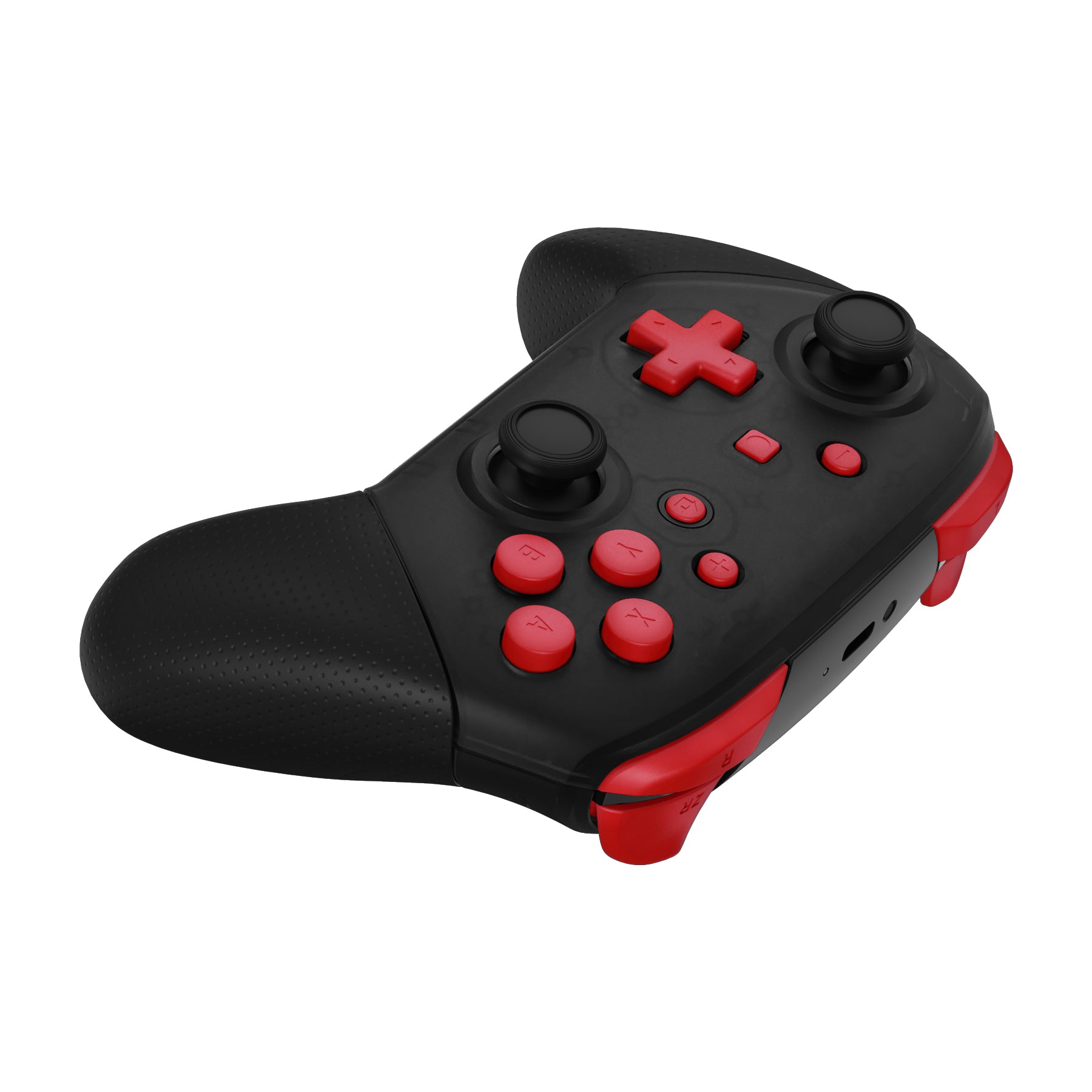 eXtremeRate DIY Replacement Full Set Buttons for Nintendo Switch Pro Controller - Passion Red (KRP332) | Custom Gaming Accessories for Enhanced Gameplay Experience