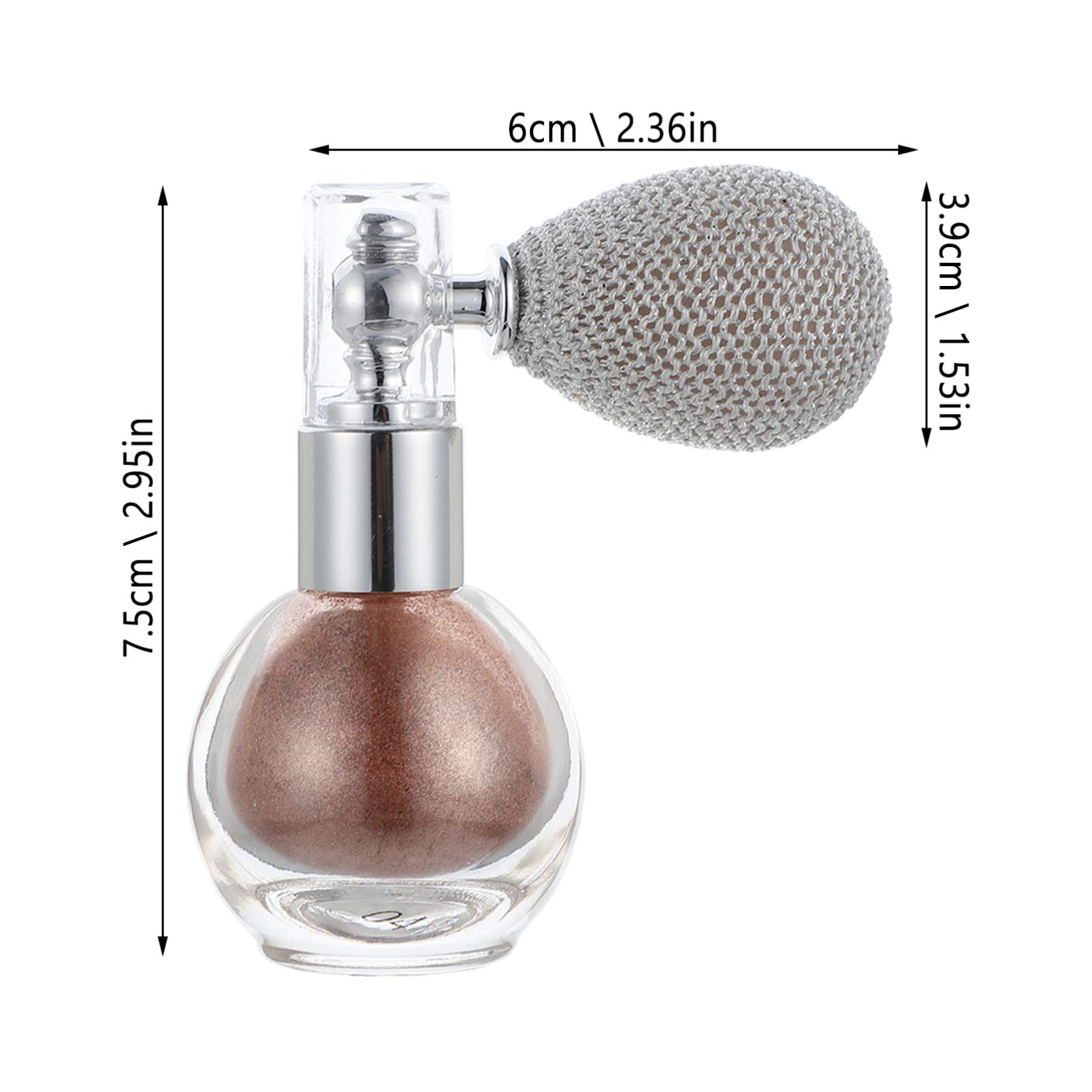 Sparkling Copper Body Glitter Spray - Shimmer Highlighter for Women's Makeup & Hair | Perfect for Parties, Festivals & Special Occasions