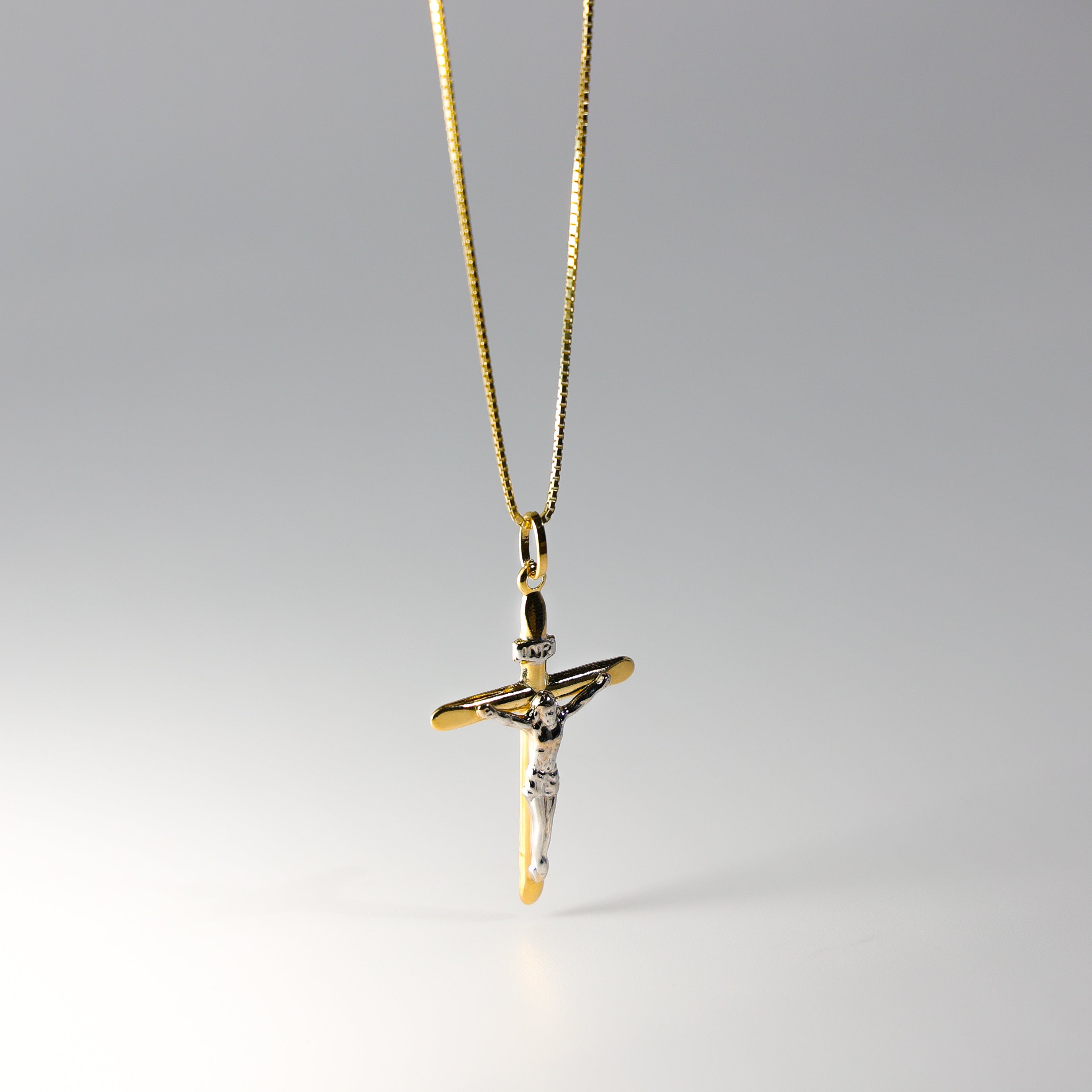Stunning 14K Gold Large Crucifix Cross Pendant - Religious Jewelry for Men & Women - Perfect for Church, Baptism, First Communion & Everyday Faith Wear