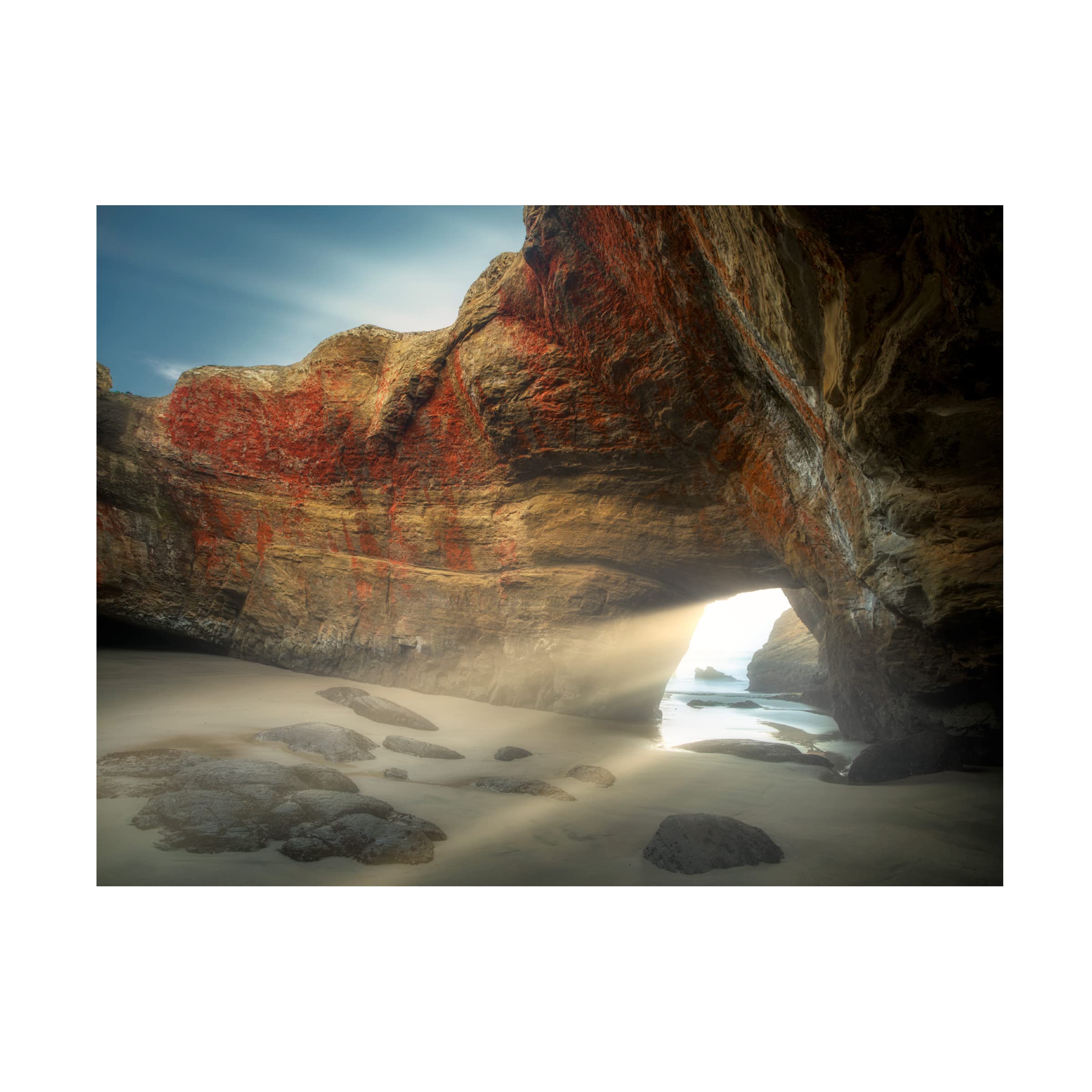 Trademark Fine Art 'Rock Formation 9' Canvas Wall Art by Dennis Frates - Stunning Landscape Painting for Living Room, Bedroom & Office Decor