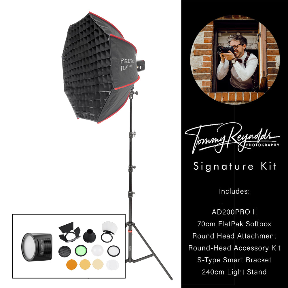 Professional Portable Lighting Kit for Wedding Photography – Perfect for Outdoor & Indoor Shoots – By Tommy Reynolds