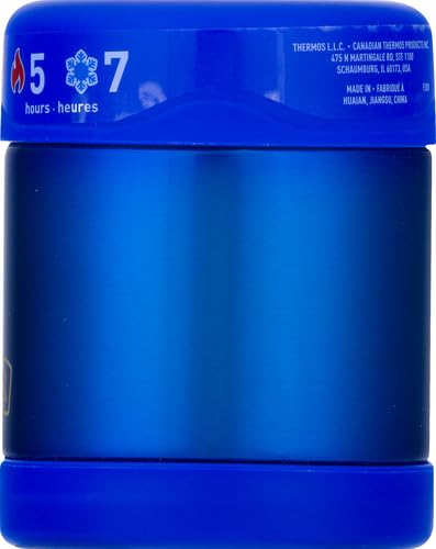 Thermos Funtainer 10oz Stainless Steel Vacuum Insulated Kids Food Jar - Leak Proof Lunch Container for School, Picnics & Travel - Blue