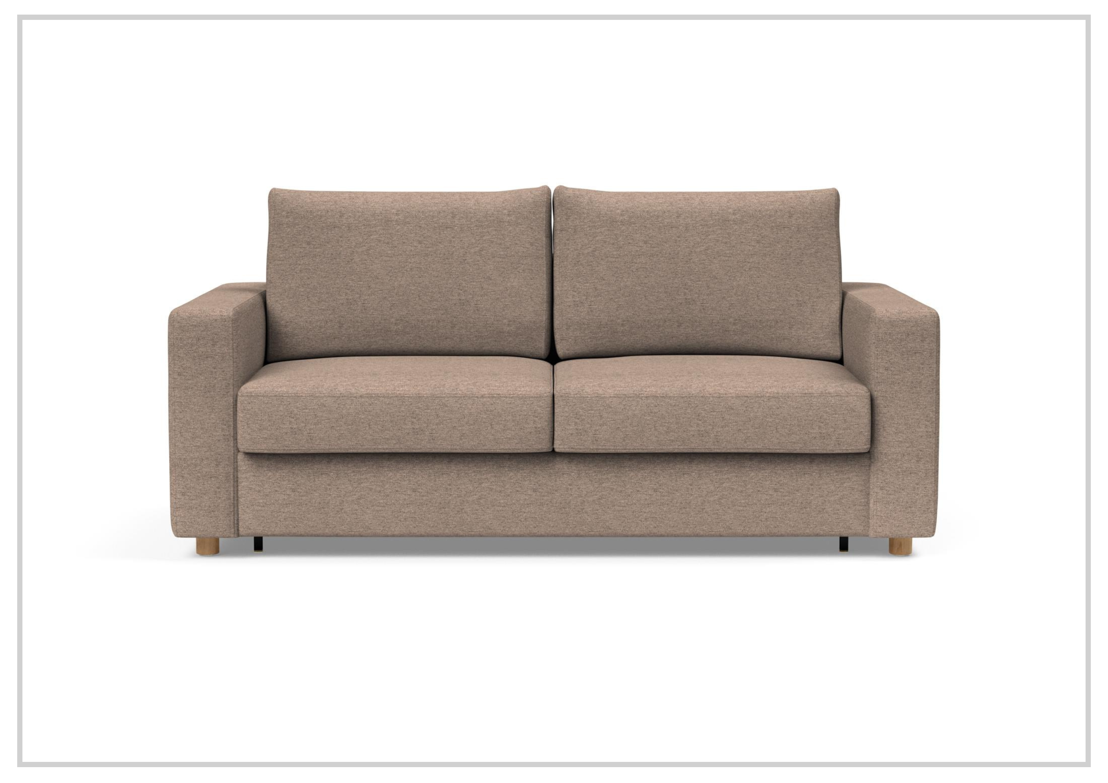 Innovation Living Neah Fabric 2-Seater Queen Size Sleeper Sofa Bed - Convertible Sofa for Small Spaces, Guest Room & Apartment Living