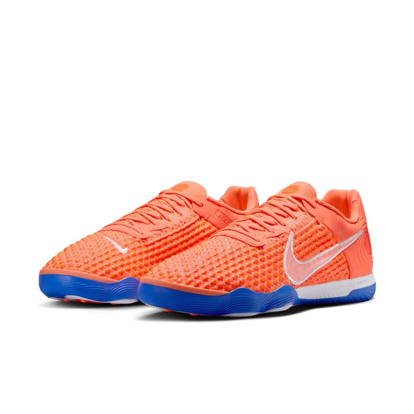 Nike React Gato Indoor Court Low Top Soccer Shoes for Men - Lightweight & Responsive Football Cleats for Indoor Training & Futsal Games (Style: CT0550) - Perfect for Gym, Sports & Casual Wear