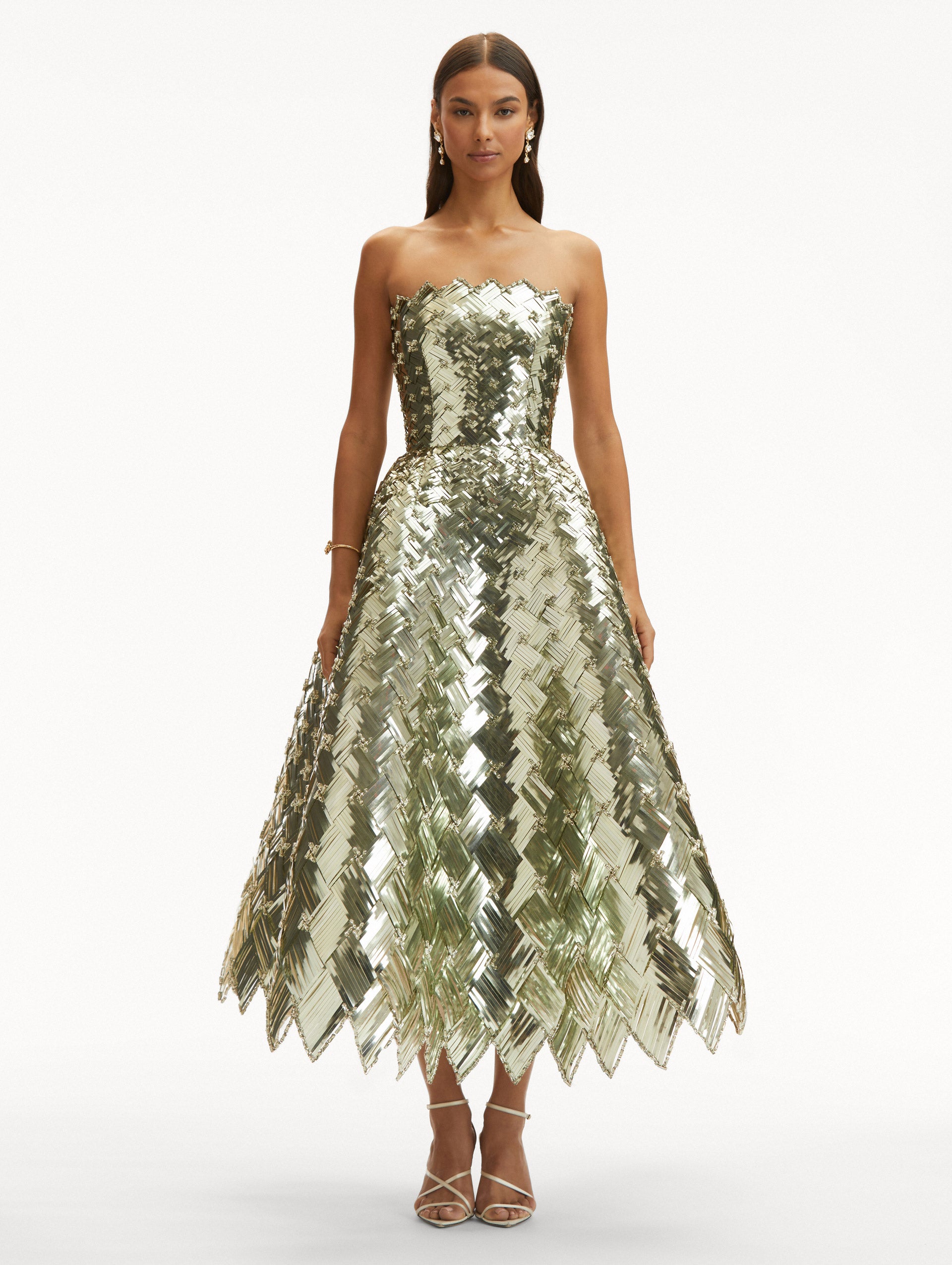 Elegant Woven Sequin Cocktail Dress for Women - Perfect for Parties, Weddings & Evening Events | Glamorous & Comfortable Formal Wear