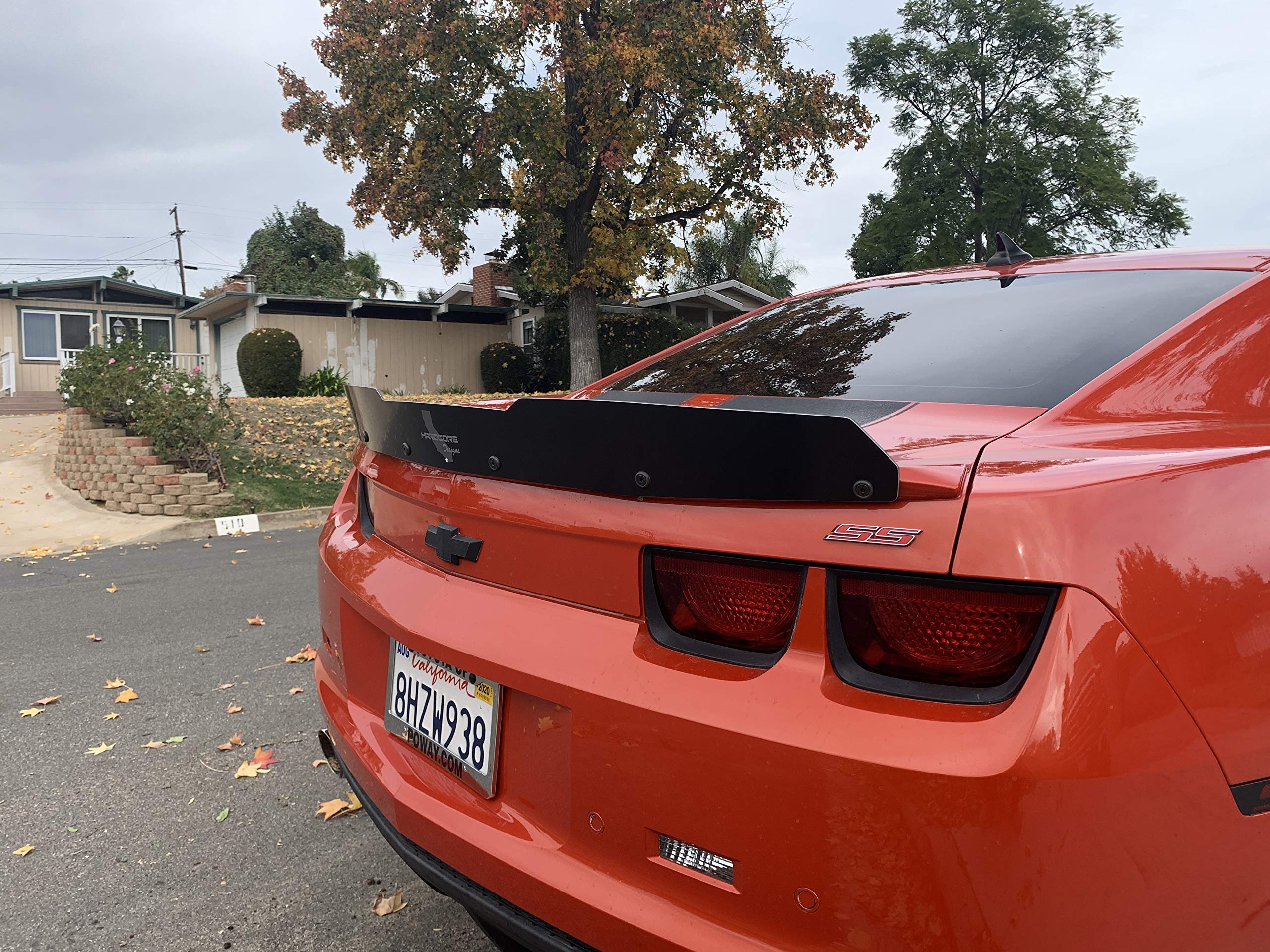 2010-2013 Camaro 5th Gen Hardcore Tall Wicker Bill Spoiler - High Performance Rear Wing - Made in USA - Perfect for Racing & Car Shows