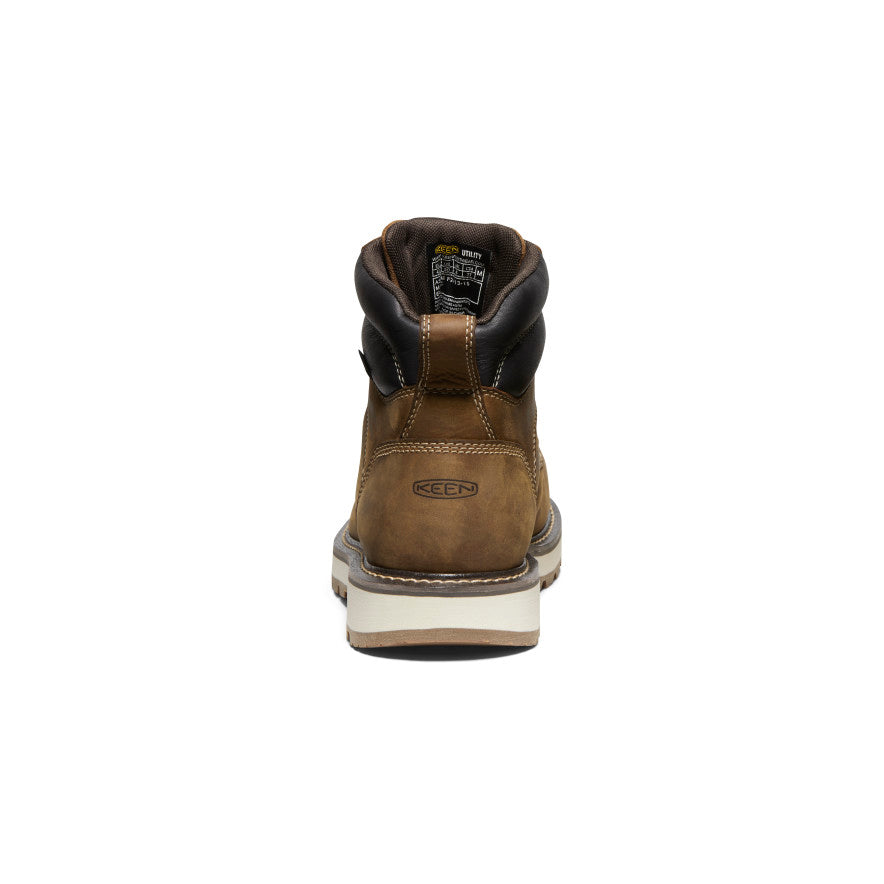 Men's Cincinnati 6 Waterproof 90° Heel Work Boot with Carbon Toe - Belgian/Sandshell - Durable Safety Boots for Construction & Outdoor Work