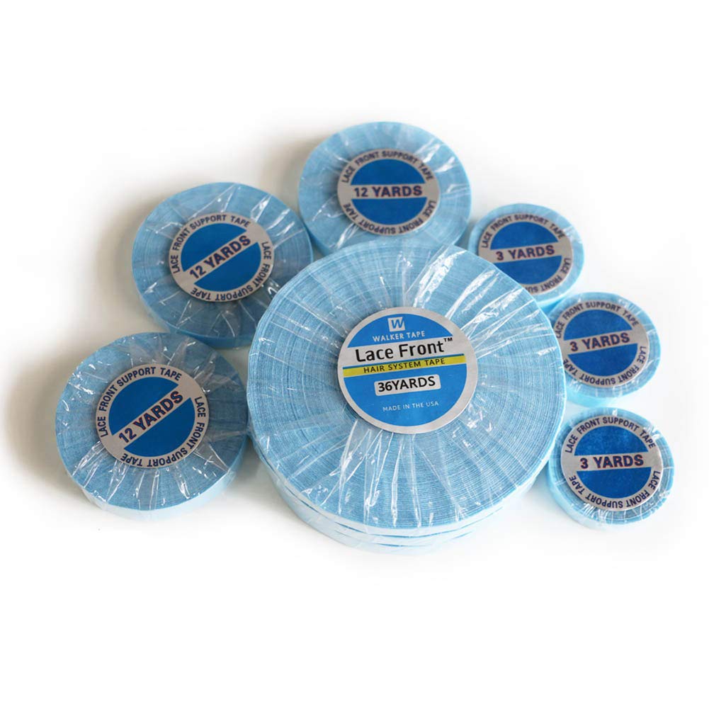 3 Yards Waterproof Wig Support Tape - 12mm Wide Super Strong Double Sided Adhesive for Lace Front Wigs, Human Hair Extensions, Toupees & Beards | Secure All-Day Hold for Performances, Cosplay & Daily Wear