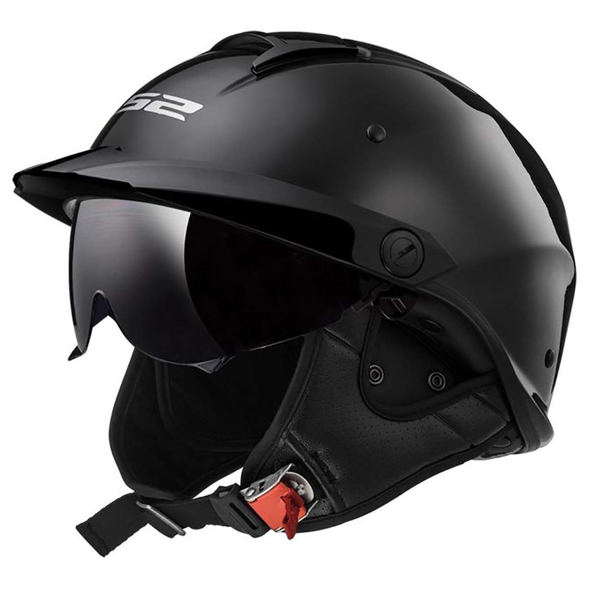 LS2 Helmets Rebellion Motorcycle Half Helmet - DOT Approved Lightweight Open Face Helmet for Men & Women - Perfect for Cruiser, Scooter, and Urban Riding