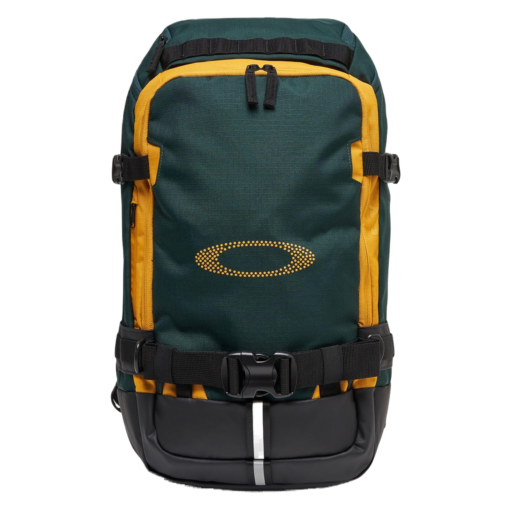 Oakley Peak RC 25L Backpack - Durable Hiking & Travel Backpack with Helmet Holder, Water-Resistant, Hunter Green - Perfect for Outdoor Adventures, Cycling & Commuting
