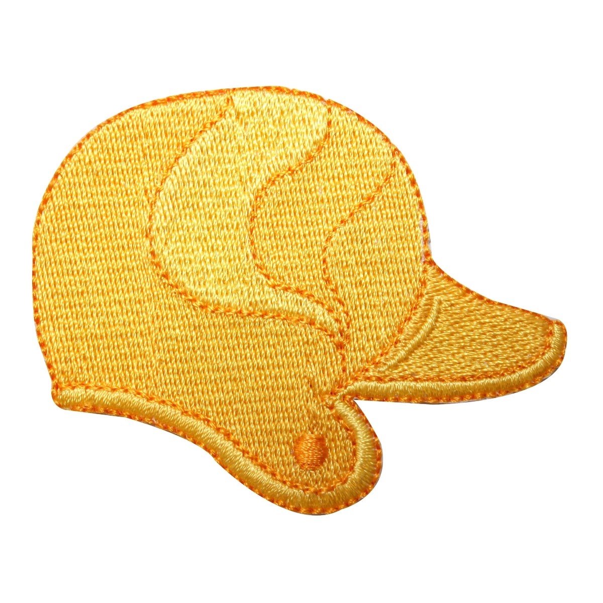 ID 1589B Embroidered Iron-On Baseball Batting Helmet Patch for Baseball & Softball Players - Perfect for Customizing Helmets, Jerseys, and Team Uniforms