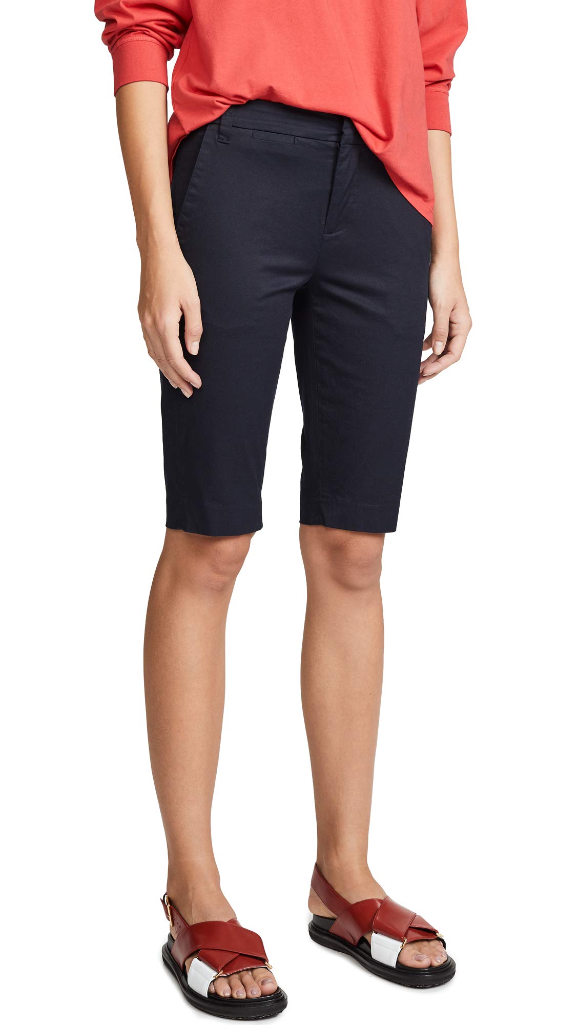 Vince Women's Bermuda Shorts with Coin Pocket - Casual Summer Shorts for Beach, Travel & Everyday Wear