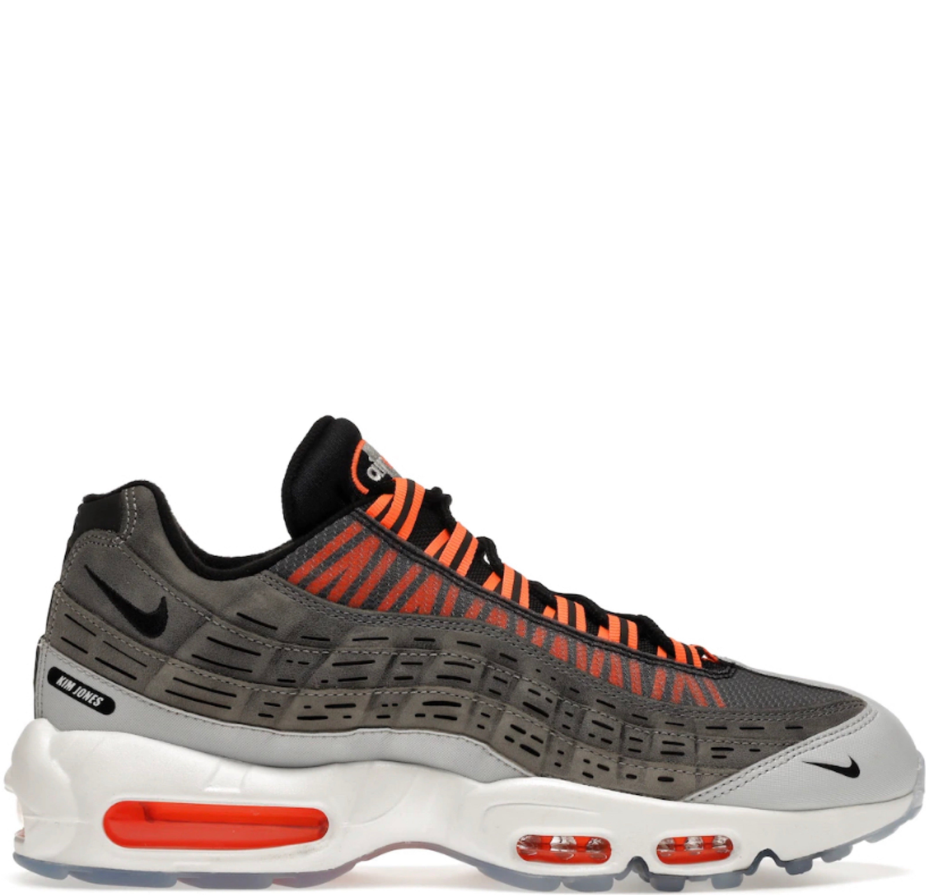 Nike Air Max 95 Kim Jones Collaboration Sneakers - Total Orange Colorway | Men's/Women's Running Shoes for Jogging, Gym Workouts & Streetwear Fashion