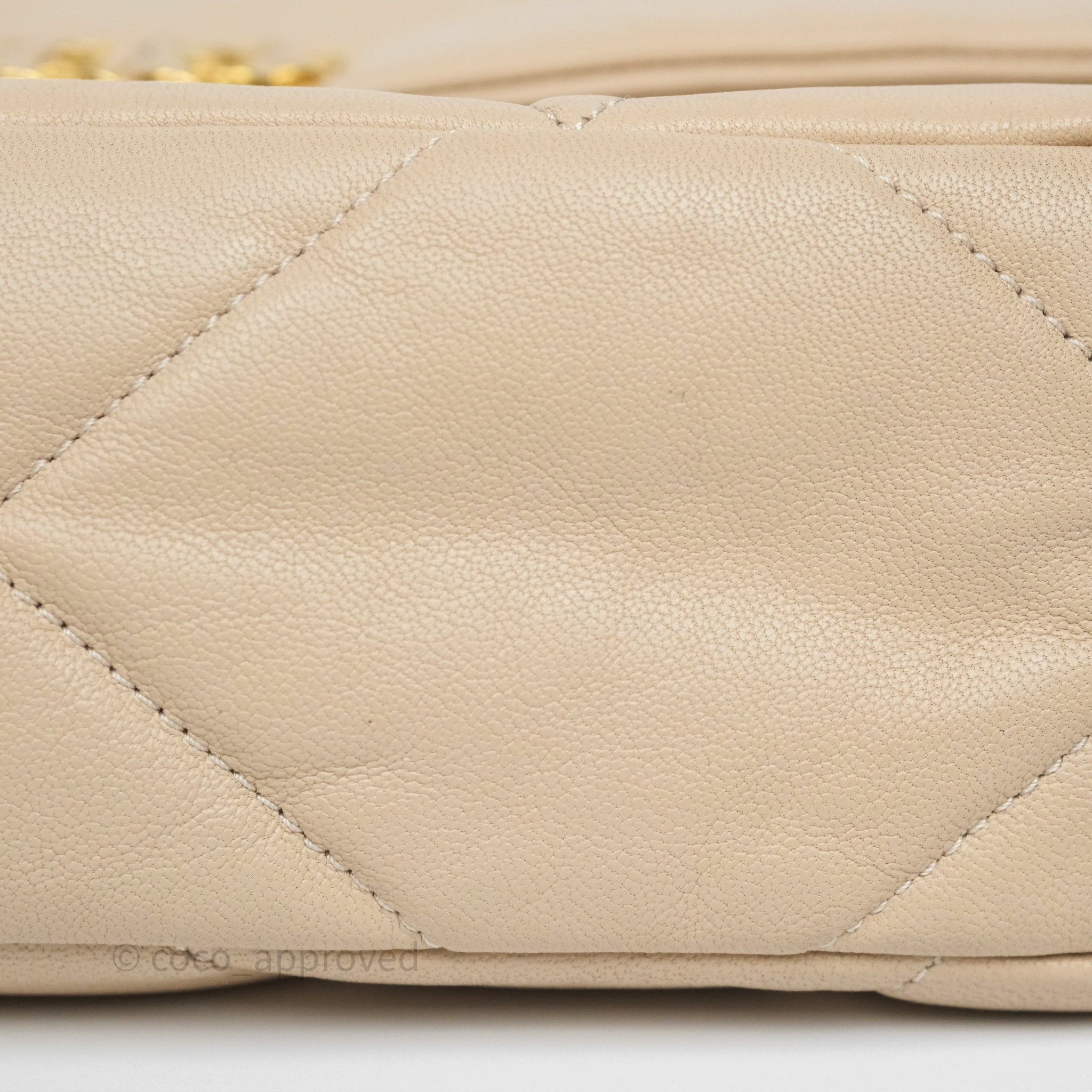 Chanel 19 Small Beige Handbag with Mixed Hardware - Luxury Crossbody Bag for Women, Perfect for Everyday Use & Special Occasions