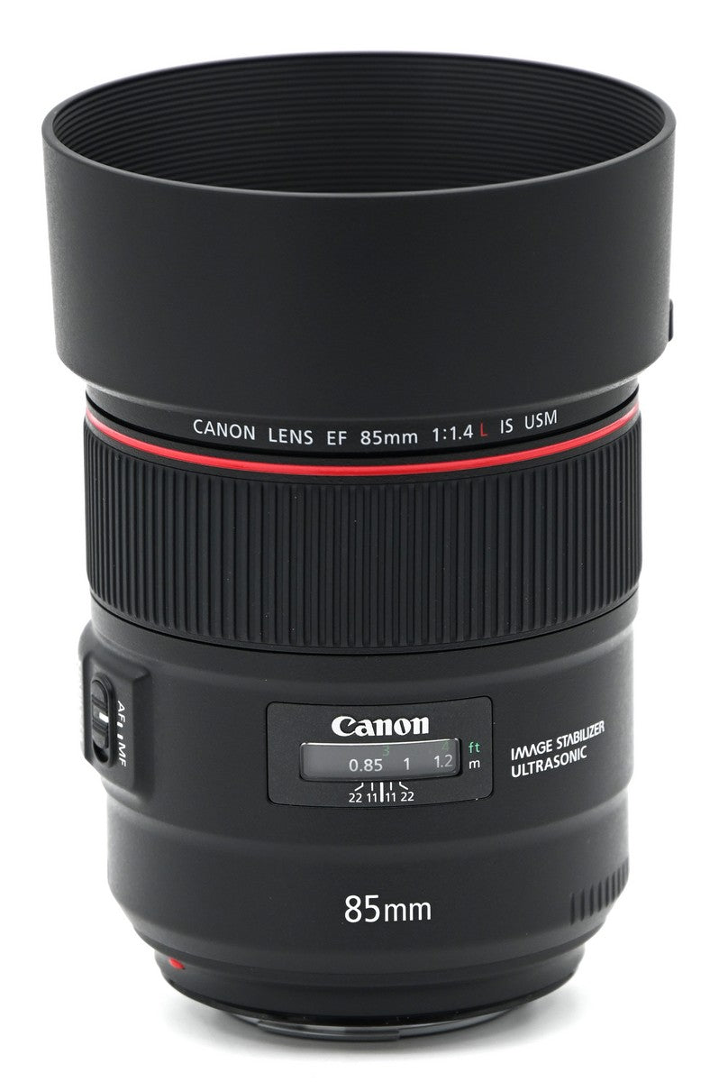 Used Canon EF 85mm f/1.4 L IS USM Lens - Professional Portrait Photography, Low Light Shooting & Video Creation for DSLR Cameras