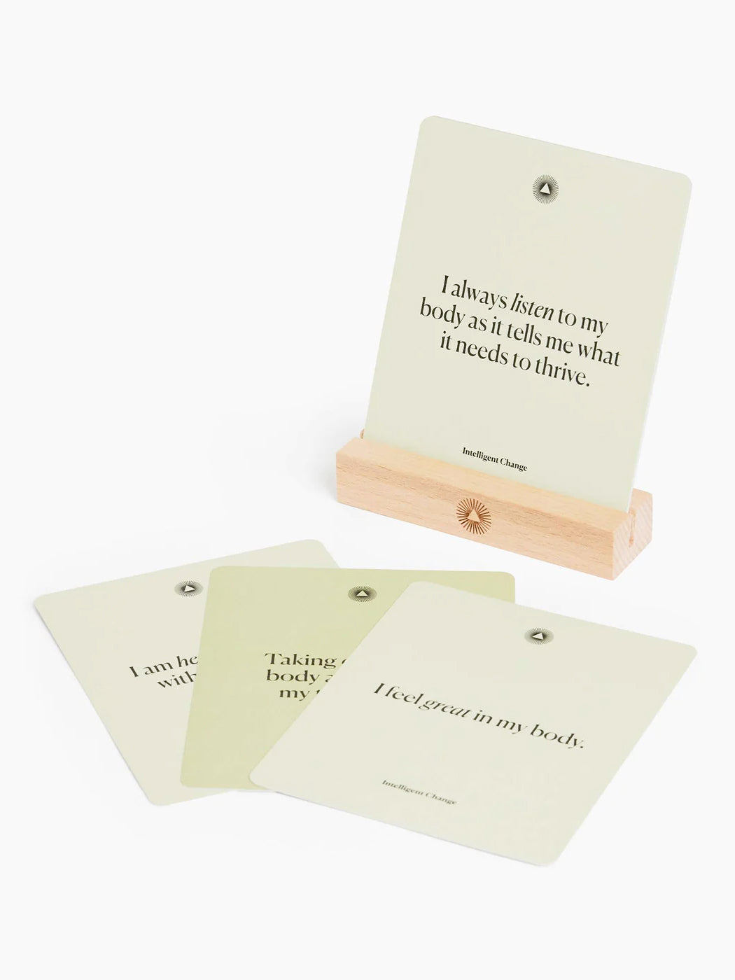 Intelligent Change Mindful Affirmations Cards - Daily Positive Affirmations for Mental Health & Wellbeing - Perfect for Meditation, Yoga, and Self-Care Routines