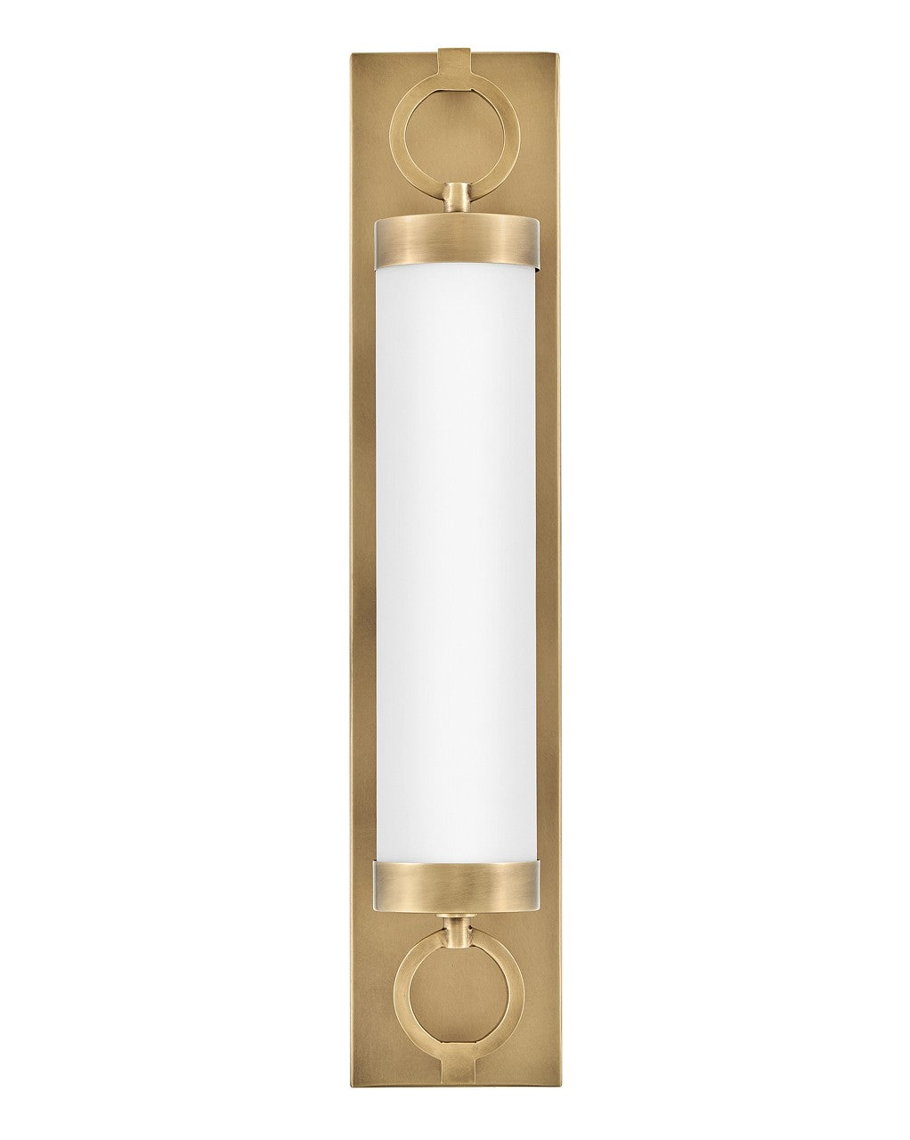 Baylor LED Vanity Mirror with Heritage Brass Finish - Perfect for Bathroom, Bedroom, and Dressing Room Makeup & Skincare Routine