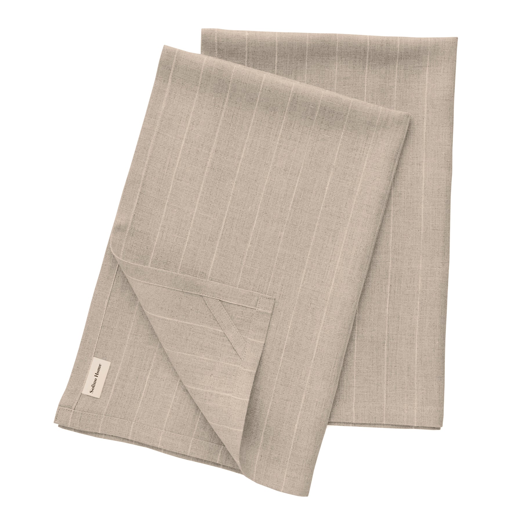 Premium Pinstripe Kitchen Towels Set of 2 - Absorbent Cotton Dish Towels for Drying Dishes & Cleaning - Perfect for Modern Kitchens & Housewarming Gifts