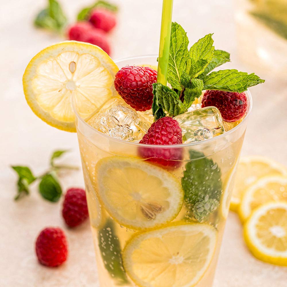 Restaurantware Flexi Grip 20oz Disposable Plastic Cups - 500 Pack Crack-Resistant Frosted Drinking Cups for Juice, Soda, Water | Ideal for Restaurants, Offices, Parties & Events | Durable & Flexible Party Supplies